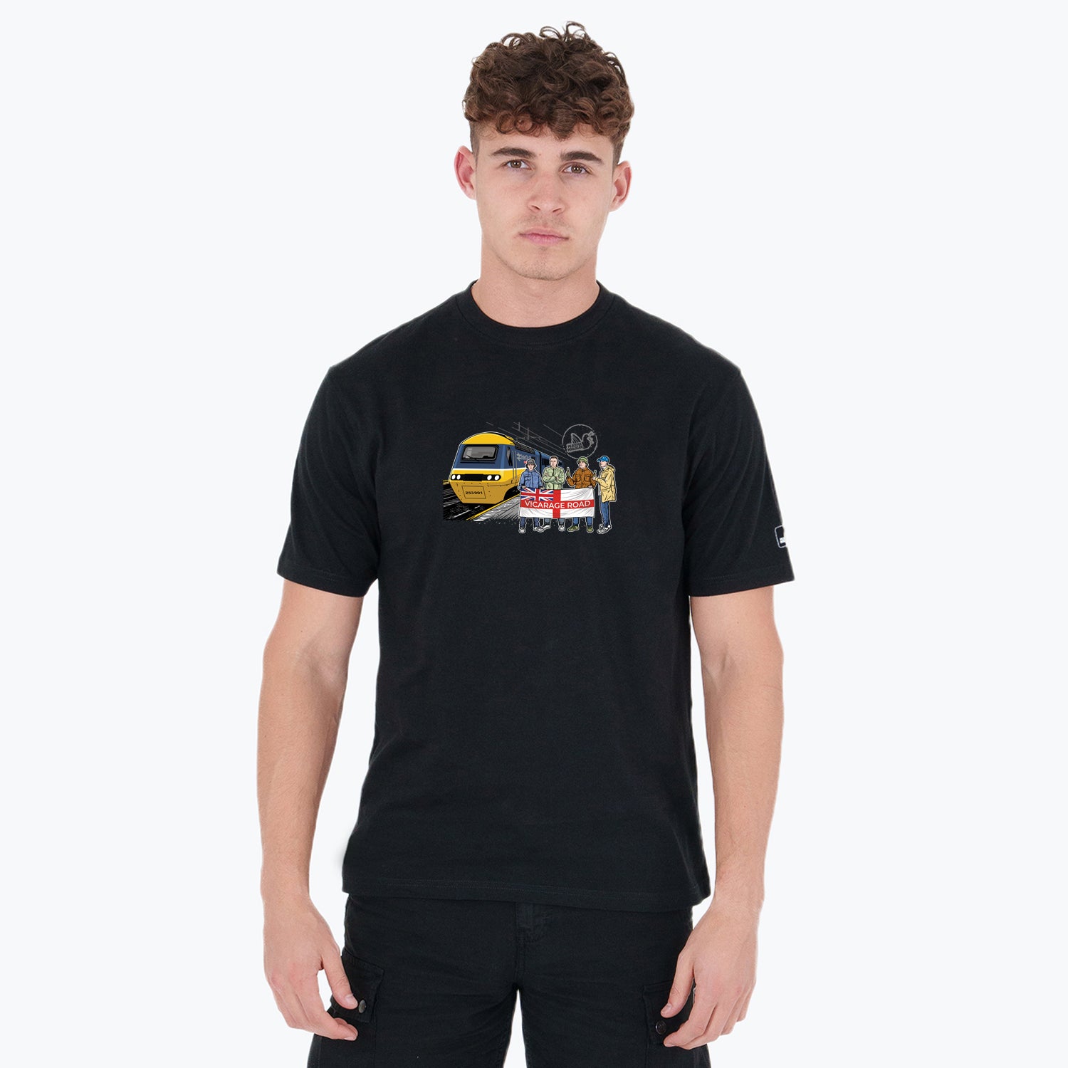 Vicarage Road Excursions T-Shirt Black - Peaceful Hooligan