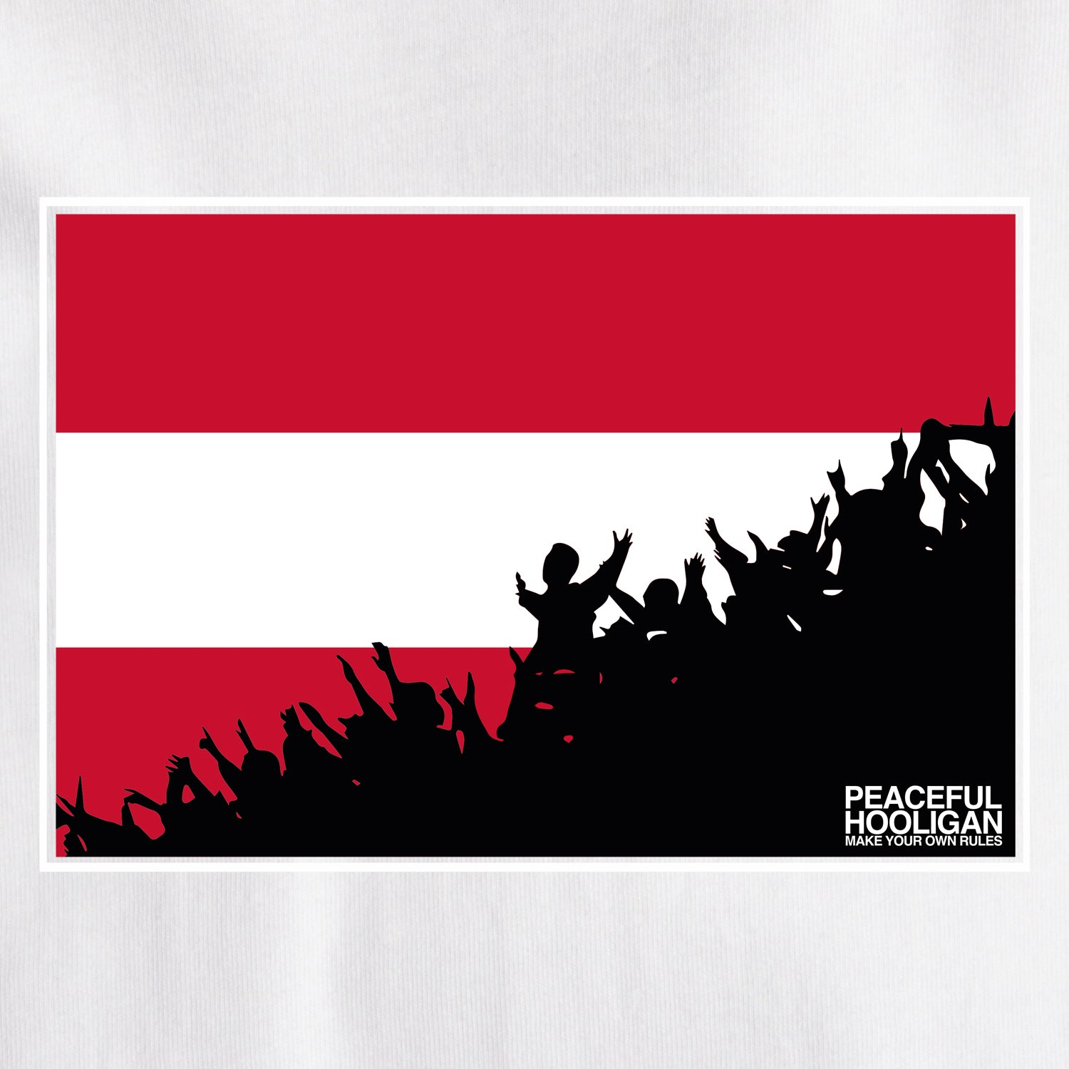 Austria Fanatics T-Shirt White - Peaceful Hooligan