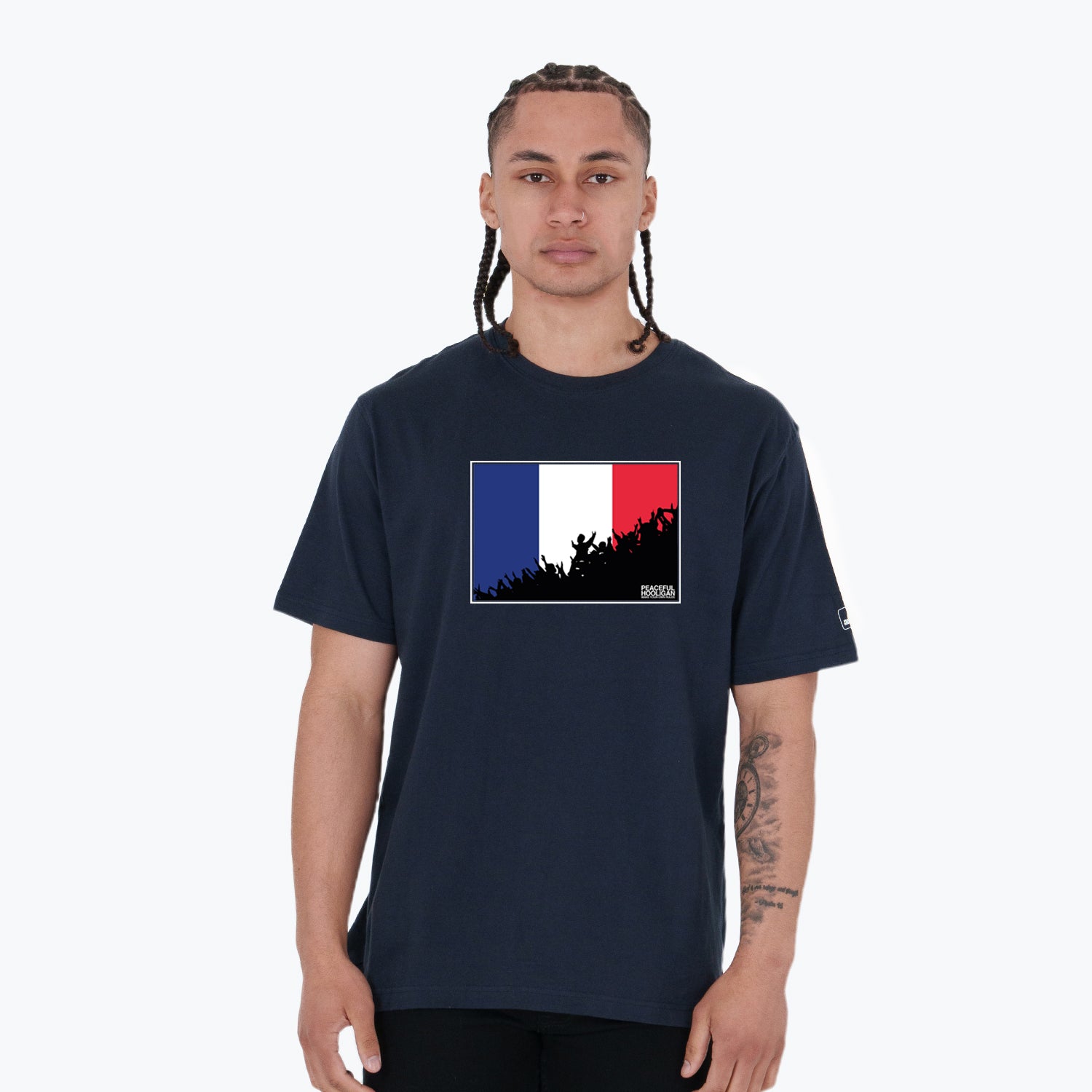 France Fanatics T-Shirt Navy - Peaceful Hooligan