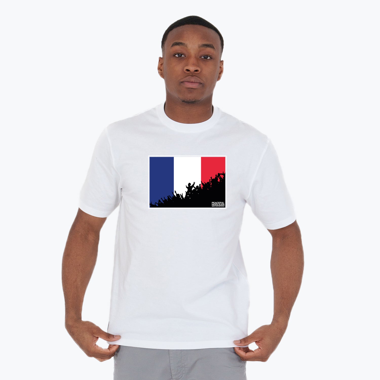 France Fanatics T-Shirt White - Peaceful Hooligan