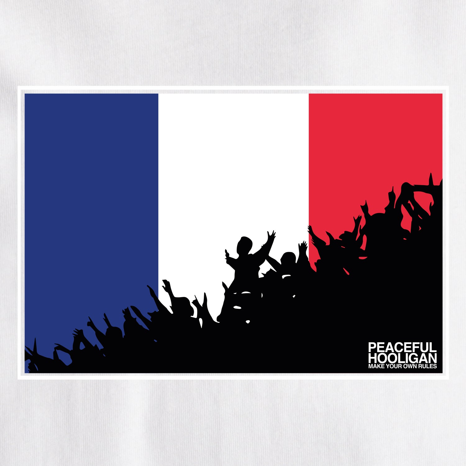 France Fanatics T-Shirt White - Peaceful Hooligan