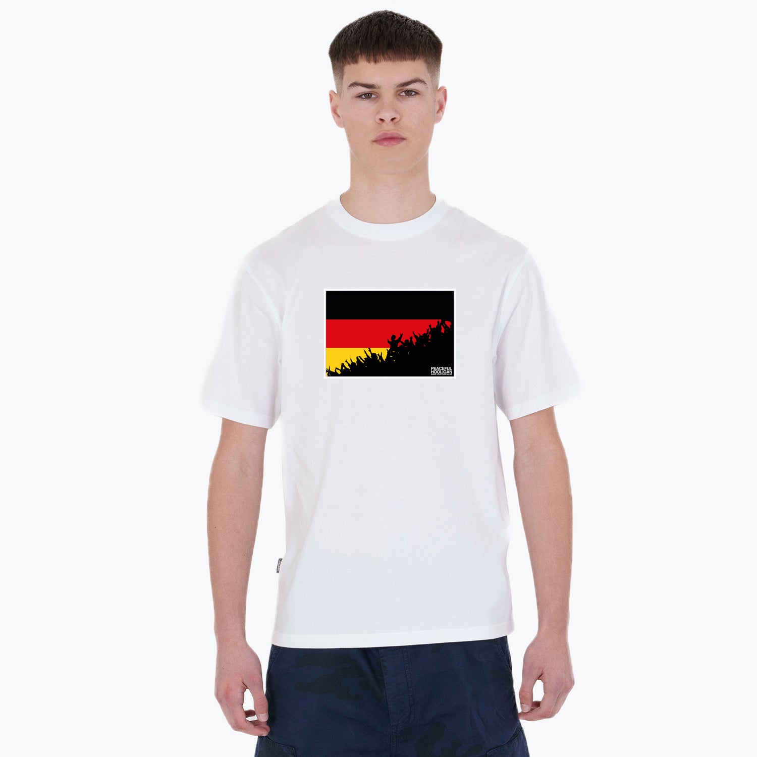 Germany Fanatics T-Shirt White - Peaceful Hooligan