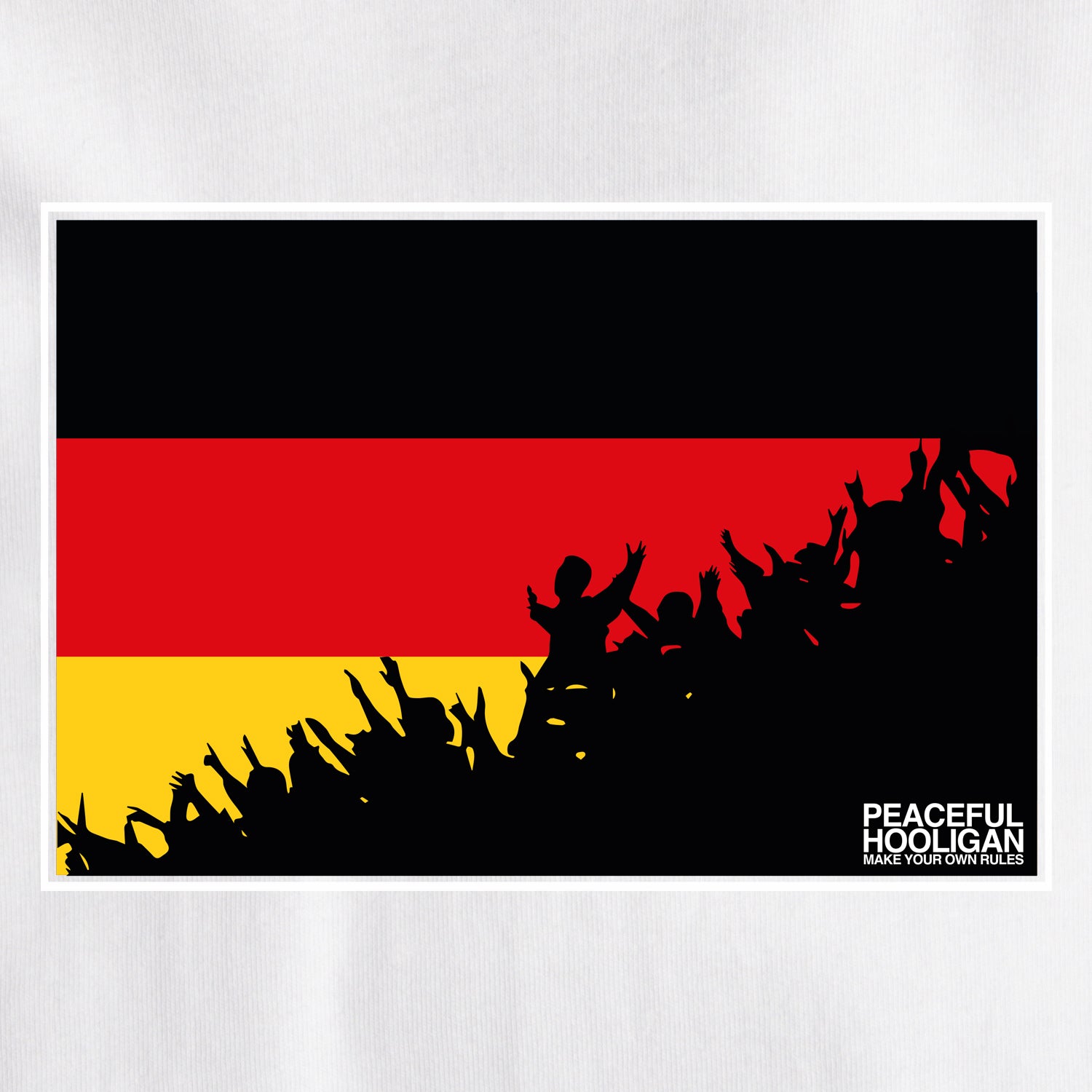 Germany Fanatics T-Shirt White - Peaceful Hooligan