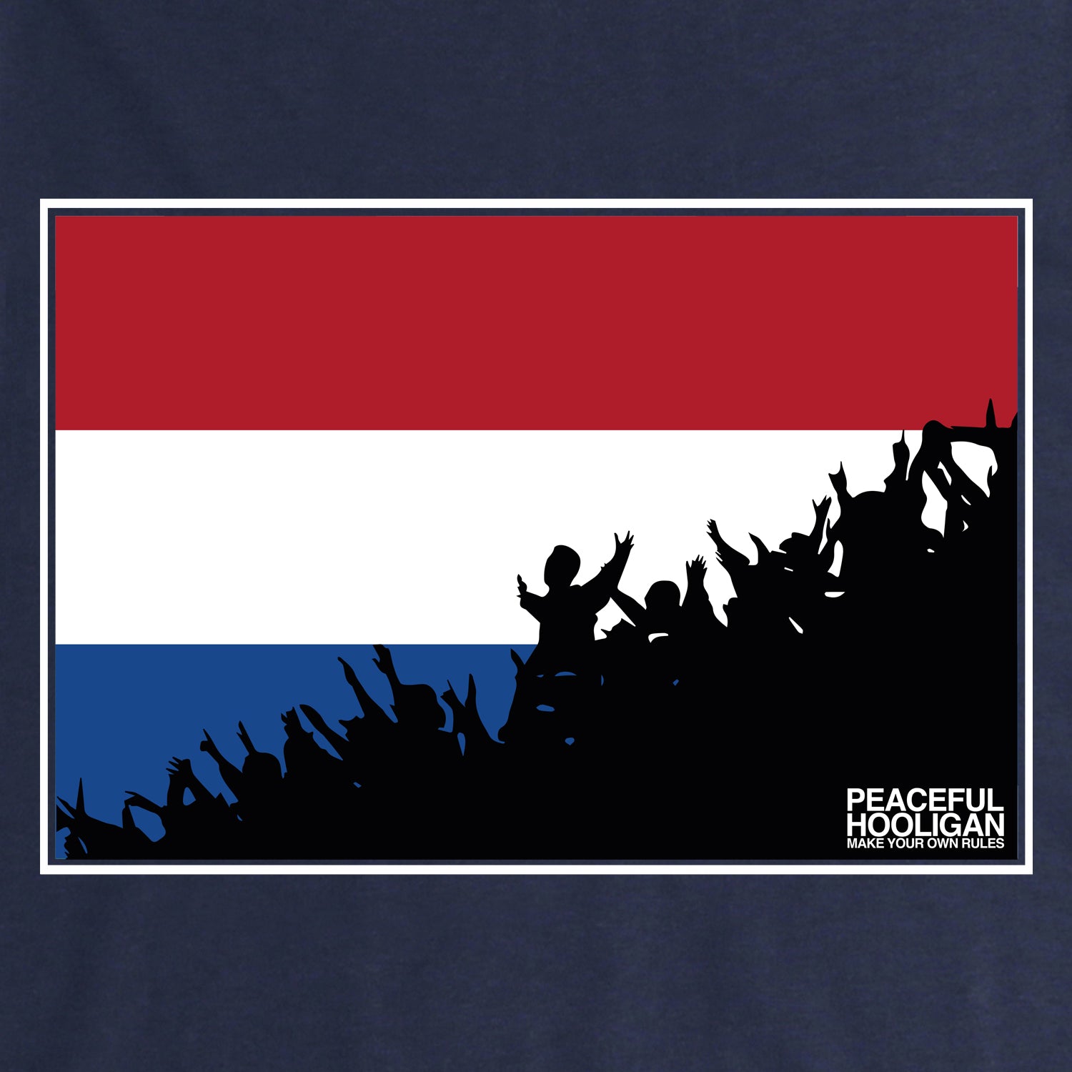 Netherlands Fanatics Sweatshirt Navy - Peaceful Hooligan