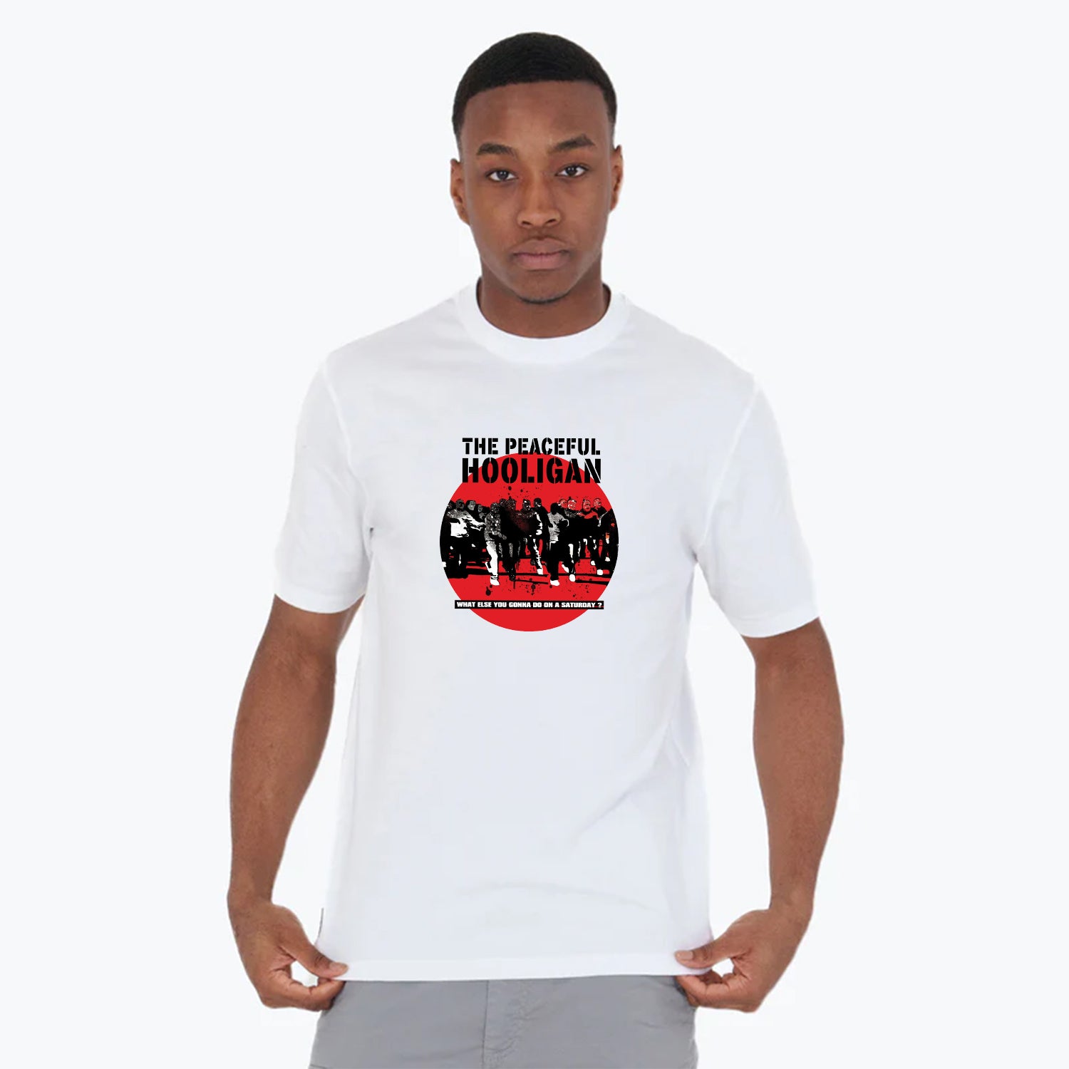 Footy Factory T-Shirt White - Peaceful Hooligan