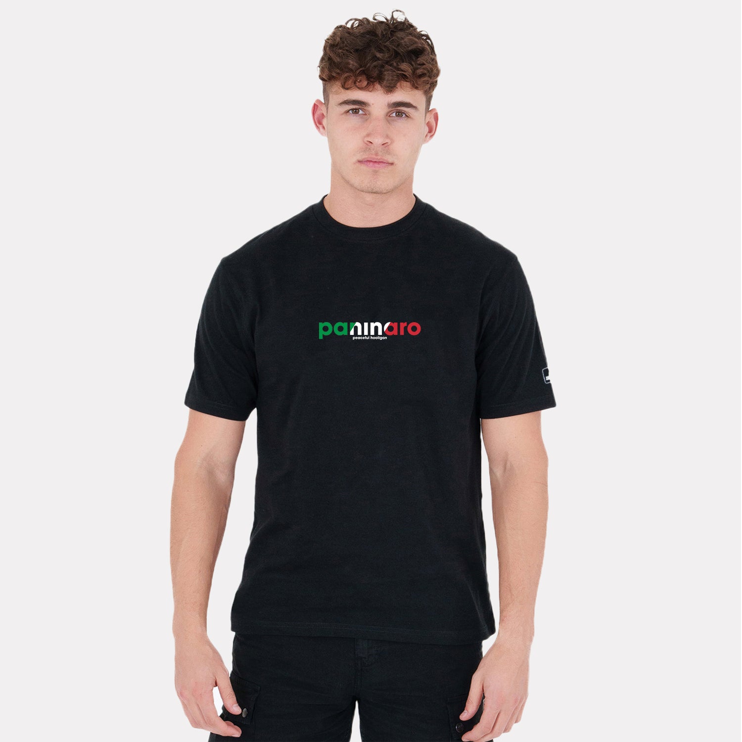 Paninaro T-Shirt Black - Peaceful Hooligan