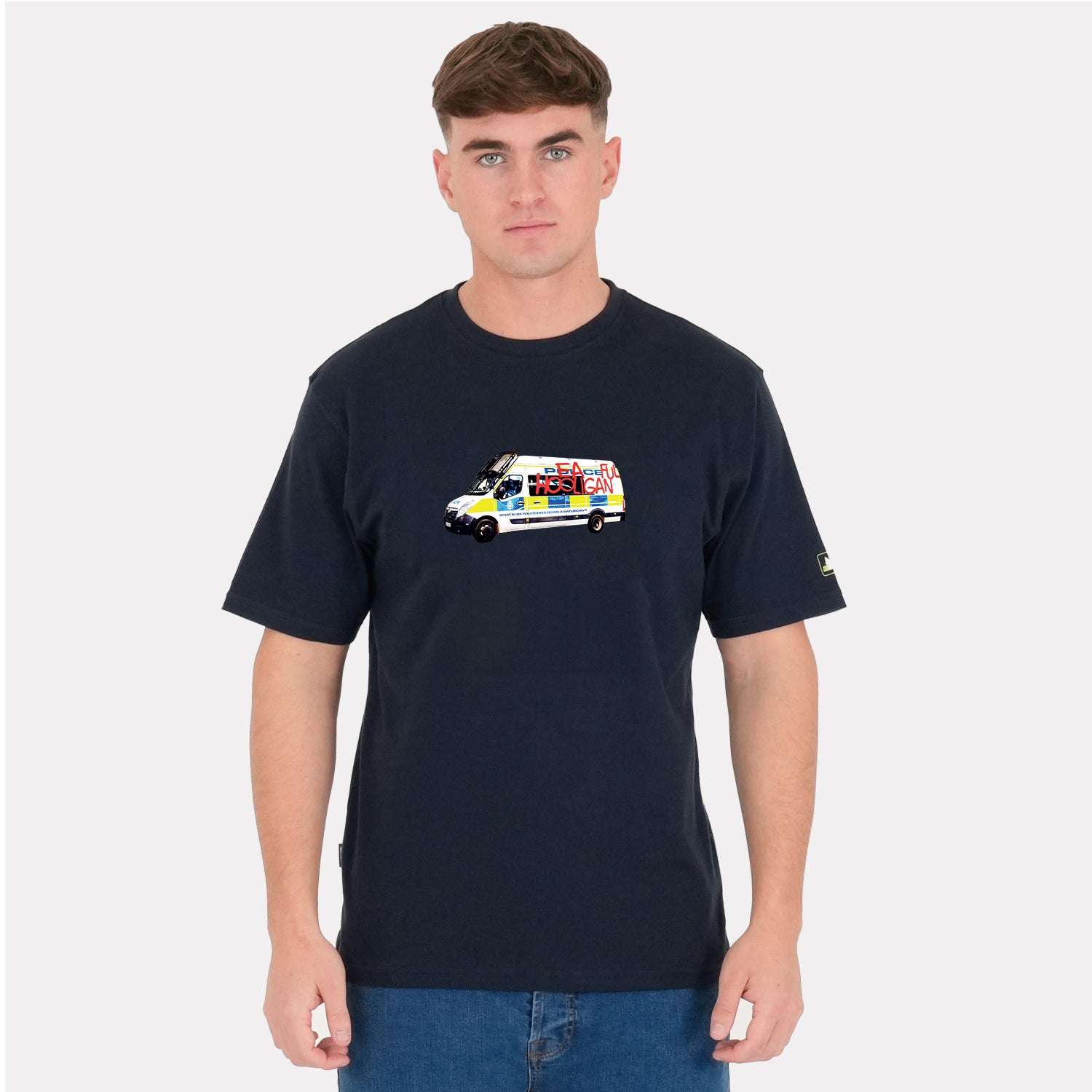 Policeful T-Shirt Navy - Peaceful Hooligan