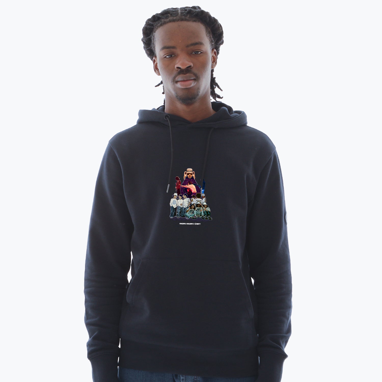 Spike Island Hoodie Navy