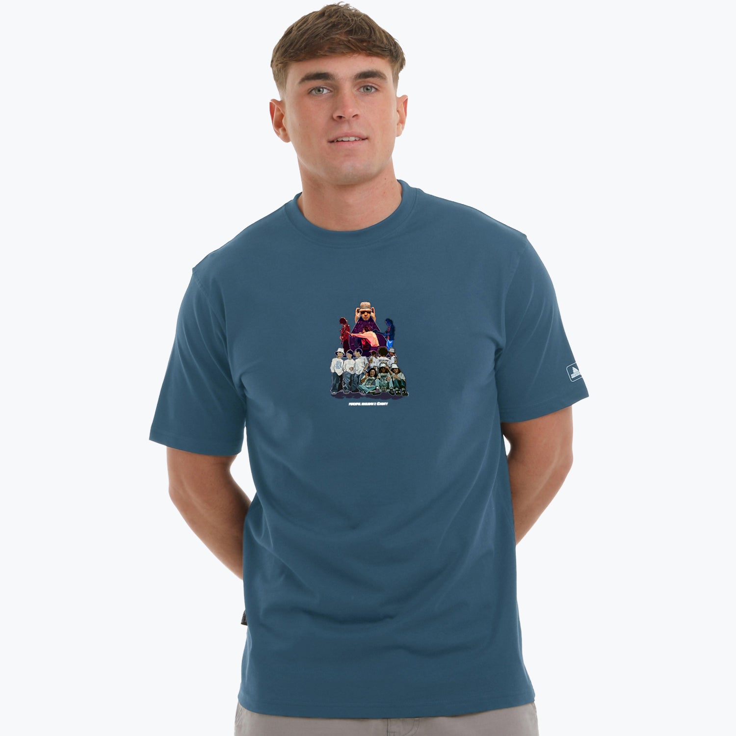 Spike Island T-Shirt Ink Blue