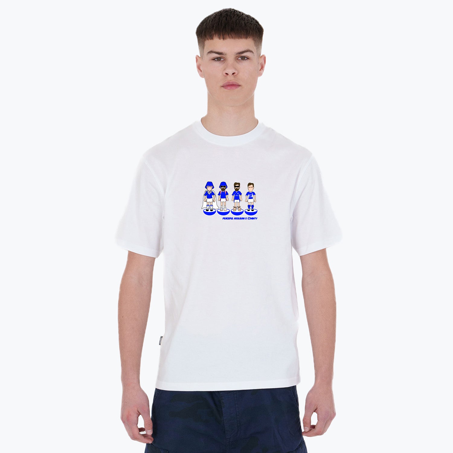 Birmingham City Subbuteo T-Shirt White - Peaceful Hooligan
