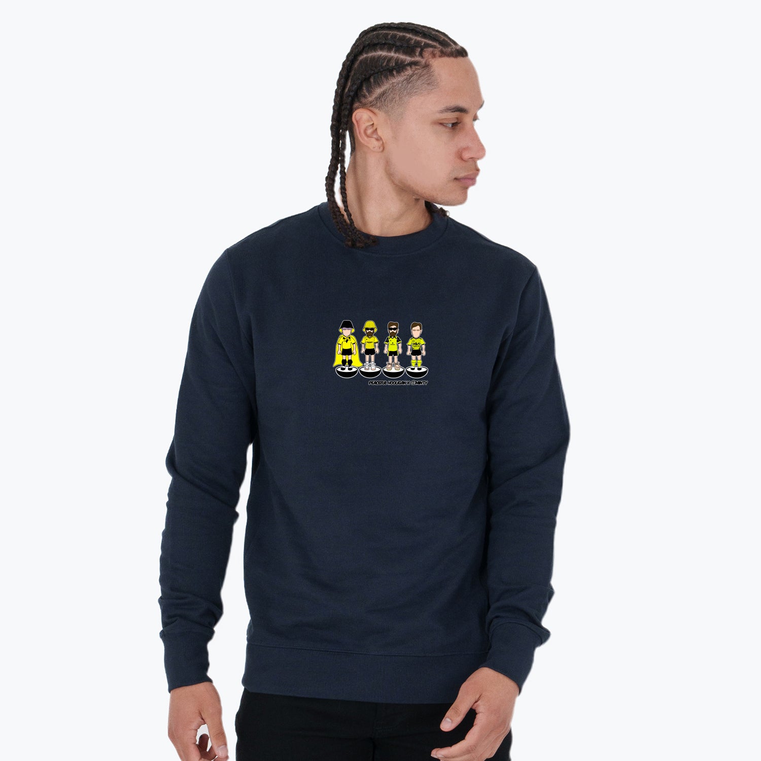Burton Albion Subbuteo Sweatshirt Navy - Peaceful Hooligan