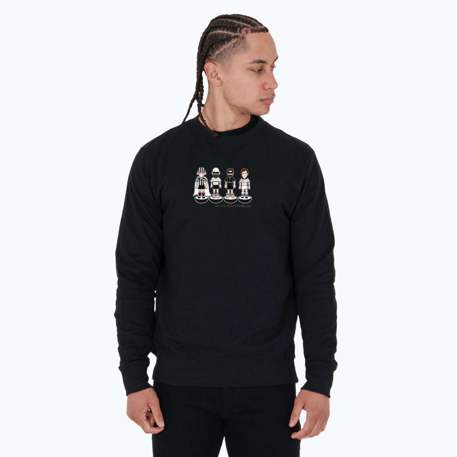 Dunfermline Athletic Subbuteo Sweatshirt Black - Peaceful Hooligan