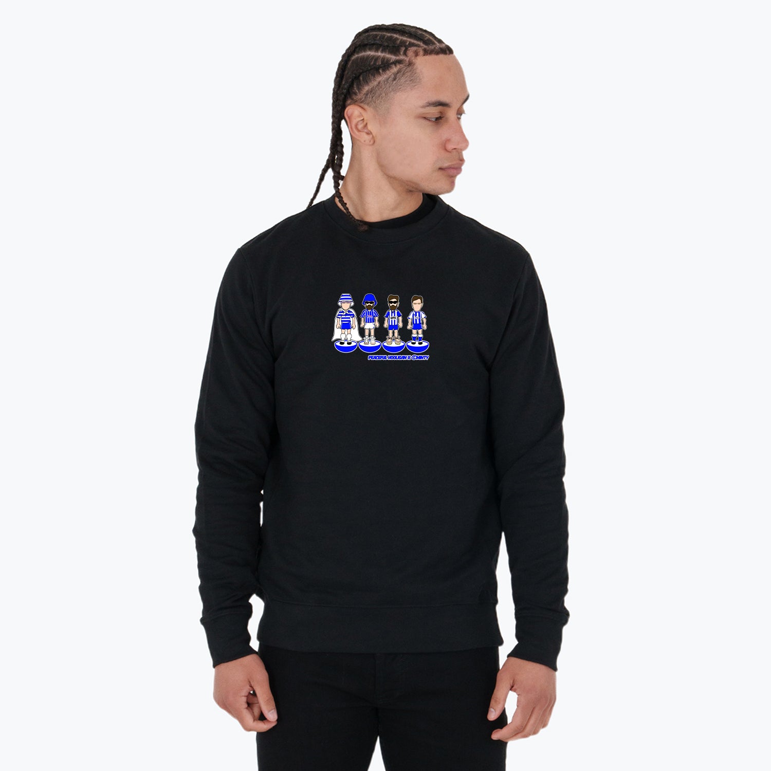 Kilmarnock Subbuteo Sweatshirt Black - Peaceful Hooligan