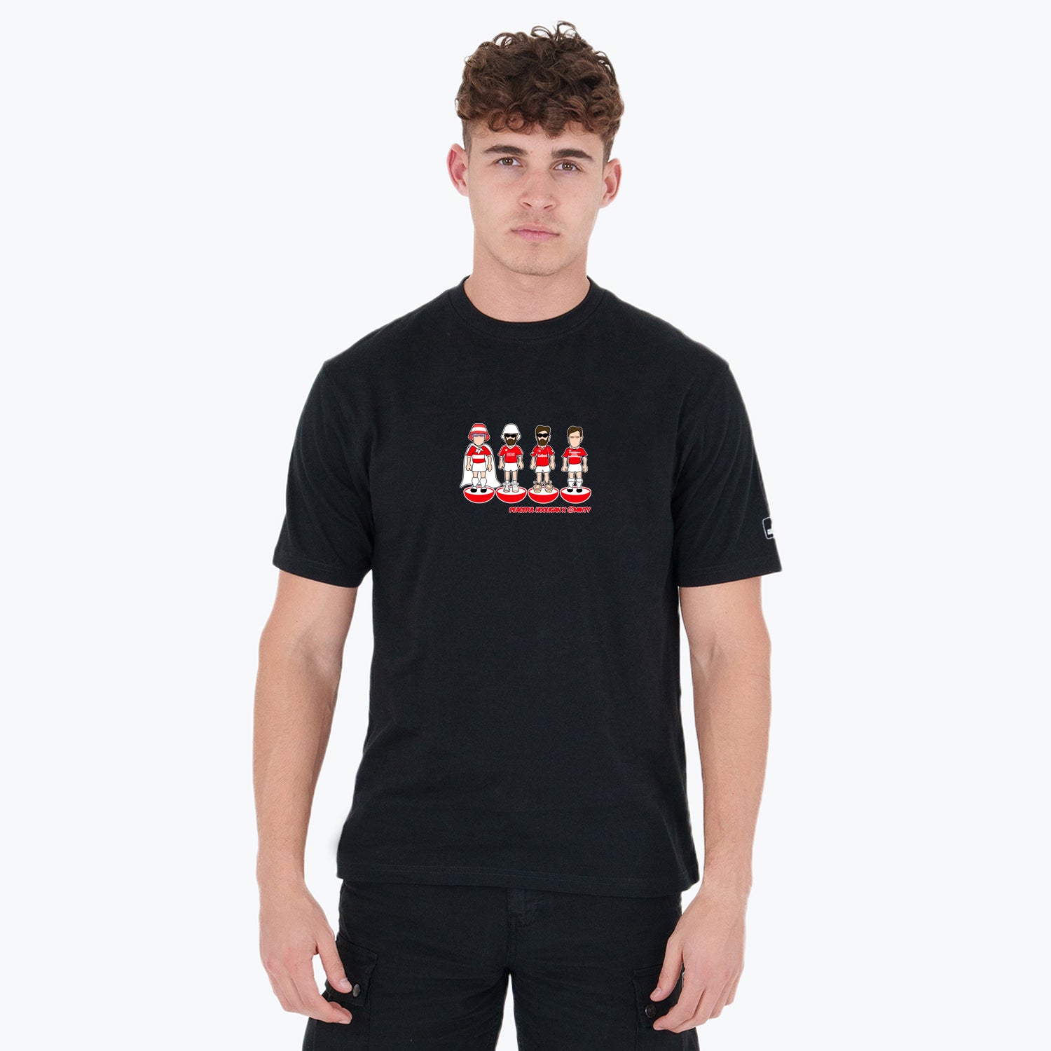 Middlesbrough Subbuteo T-Shirt Black - Peaceful Hooligan