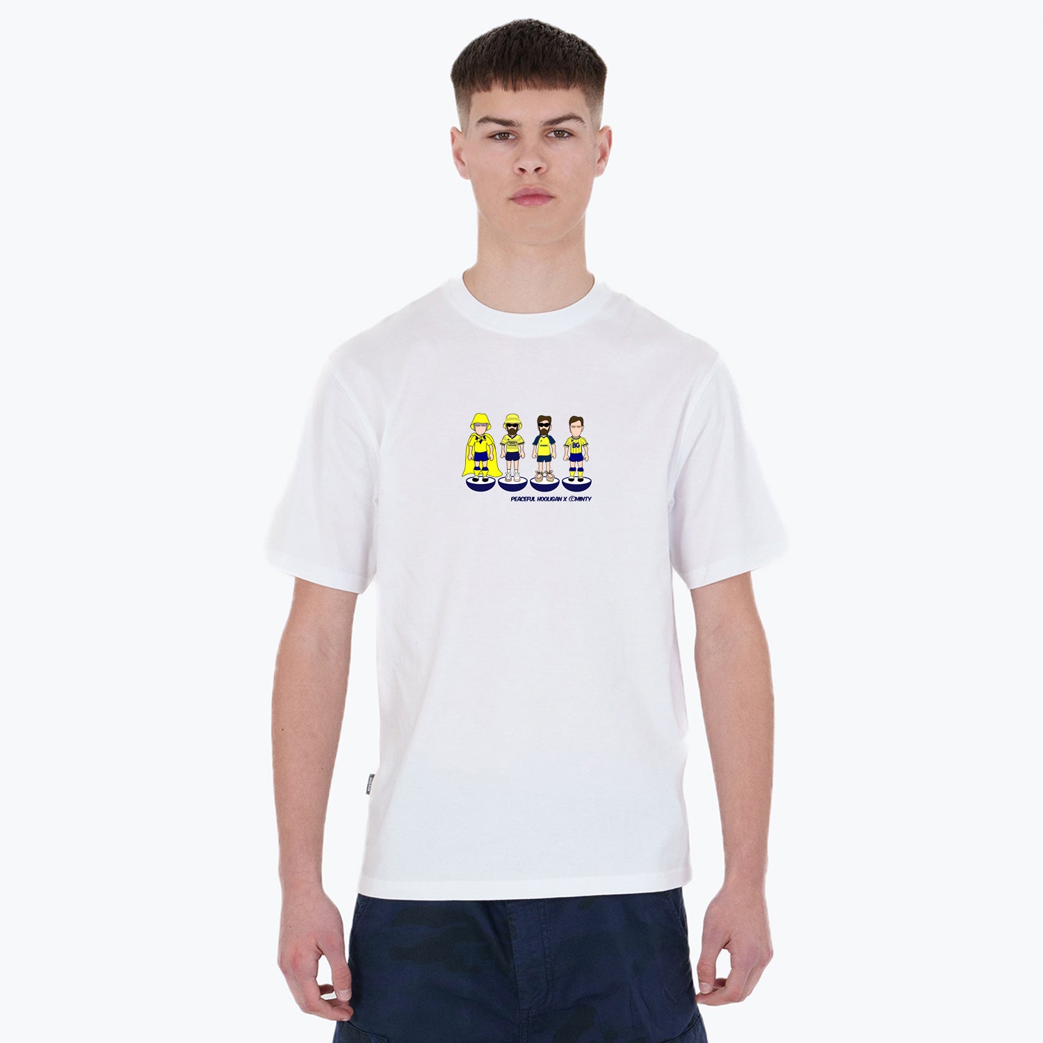 Oxford Subbuteo T-Shirt White - Peaceful Hooligan