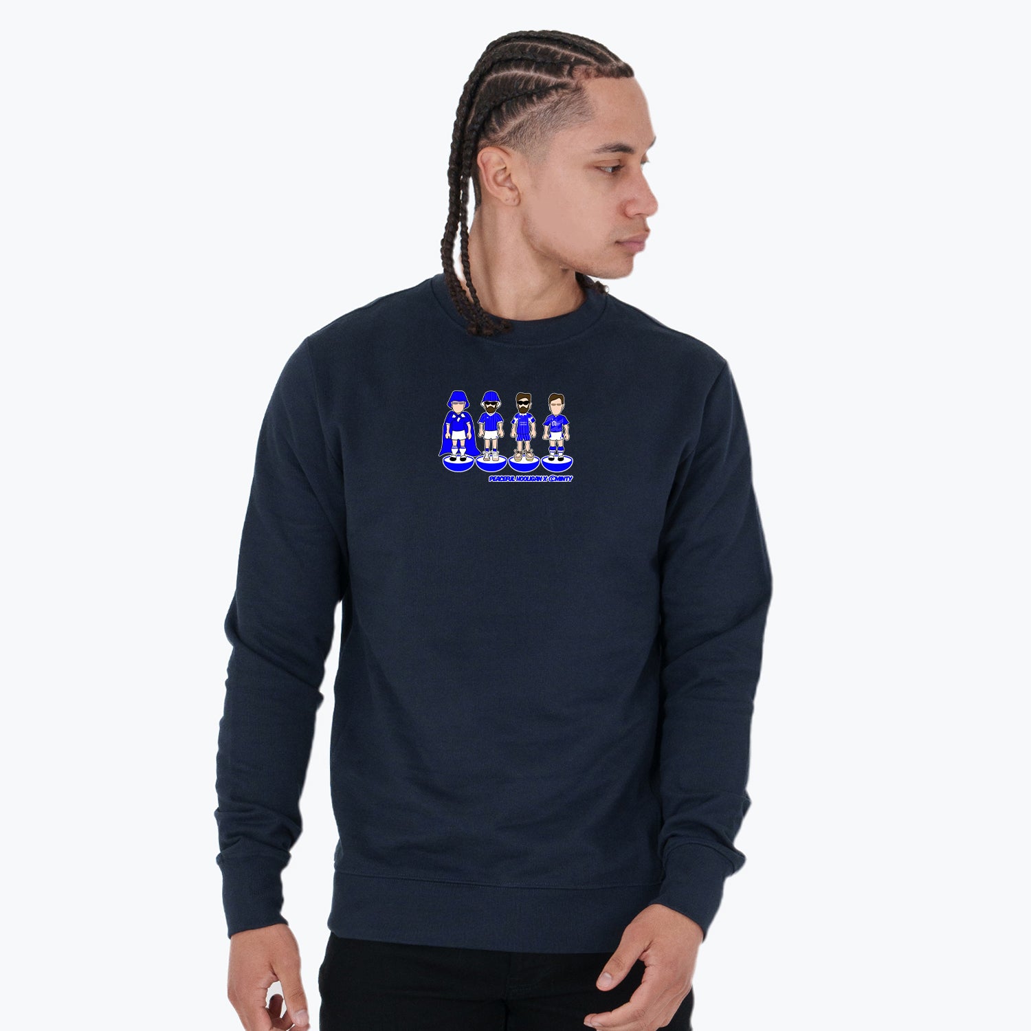 St Johnstone Subbuteo Sweatshirt Navy - Peaceful Hooligan