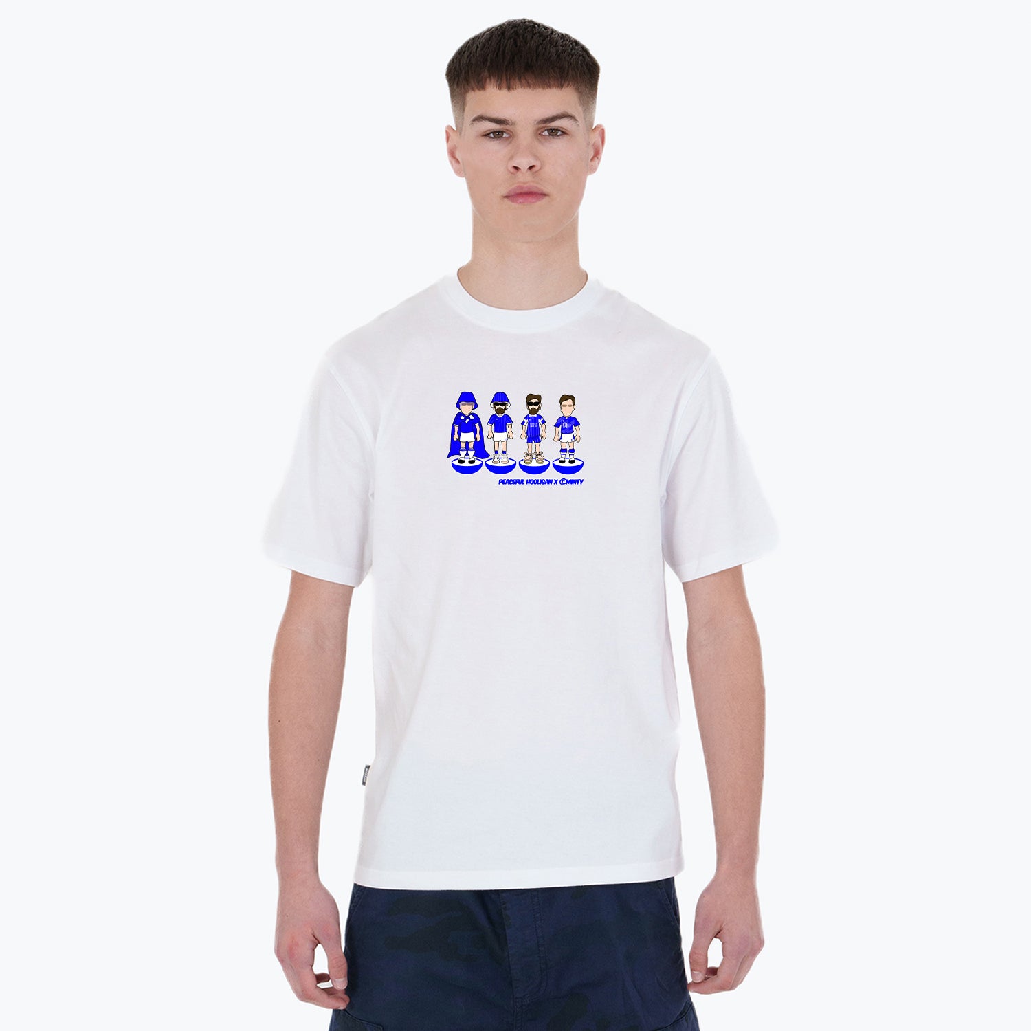 St Johnstone Subbuteo T-Shirt White - Peaceful Hooligan