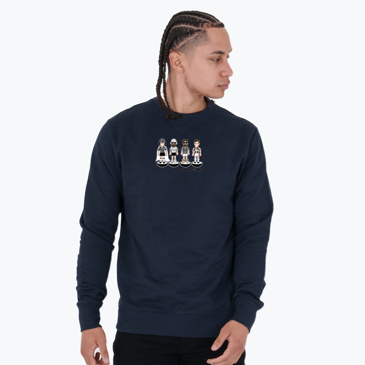 St Mirren Subbuteo Sweatshirt Navy - Peaceful Hooligan