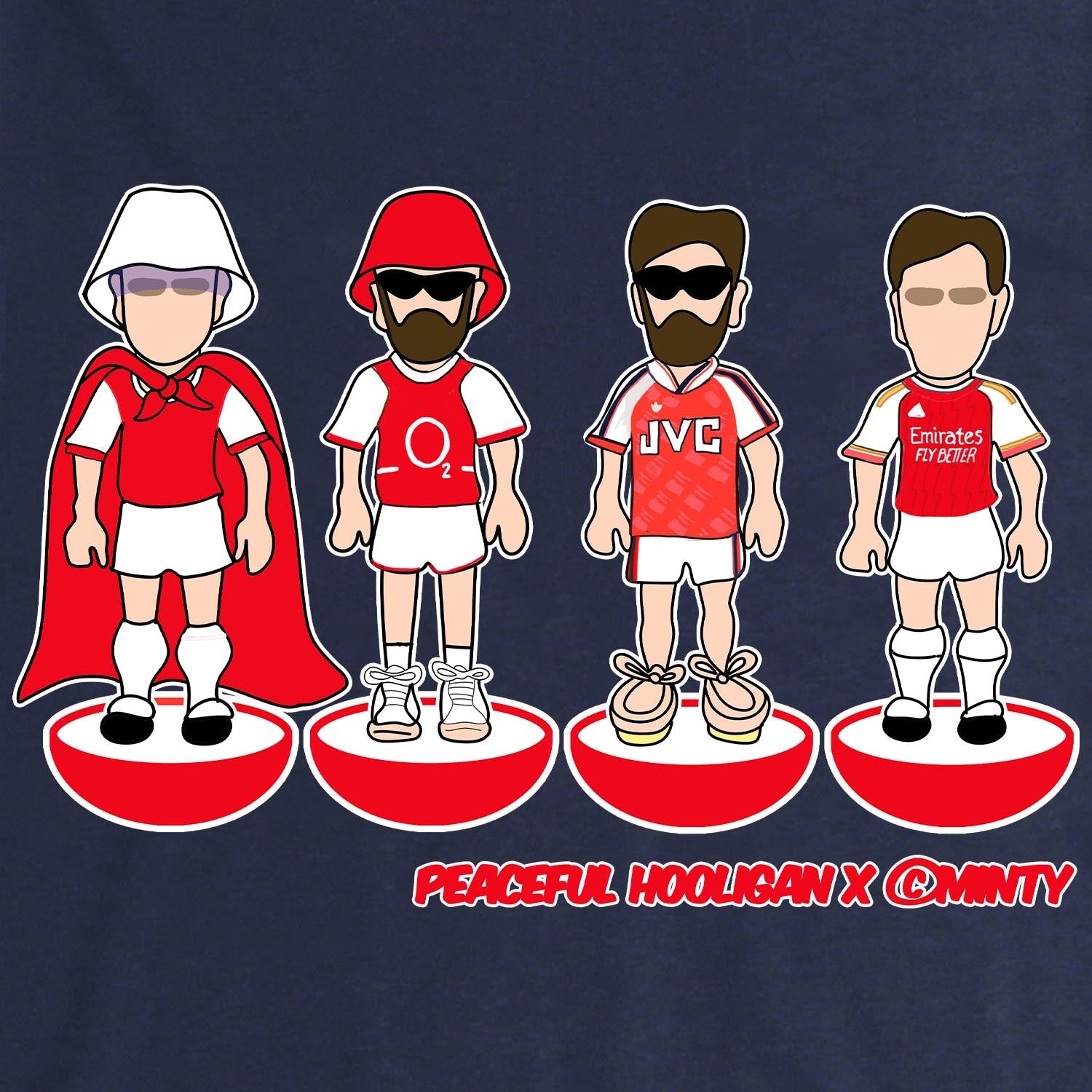 PODSUBBUTEOARSENATHLSWTNVYBUND_Navy_Gooners_Subbuteo_2