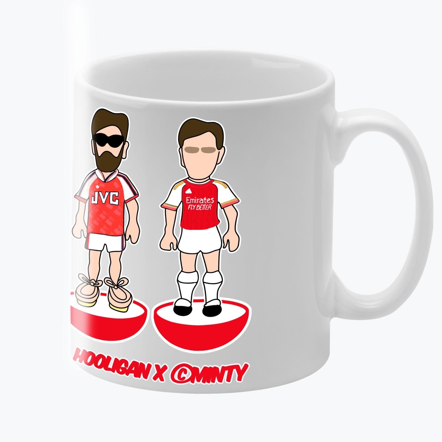 Gooners Subbuteo Mug White