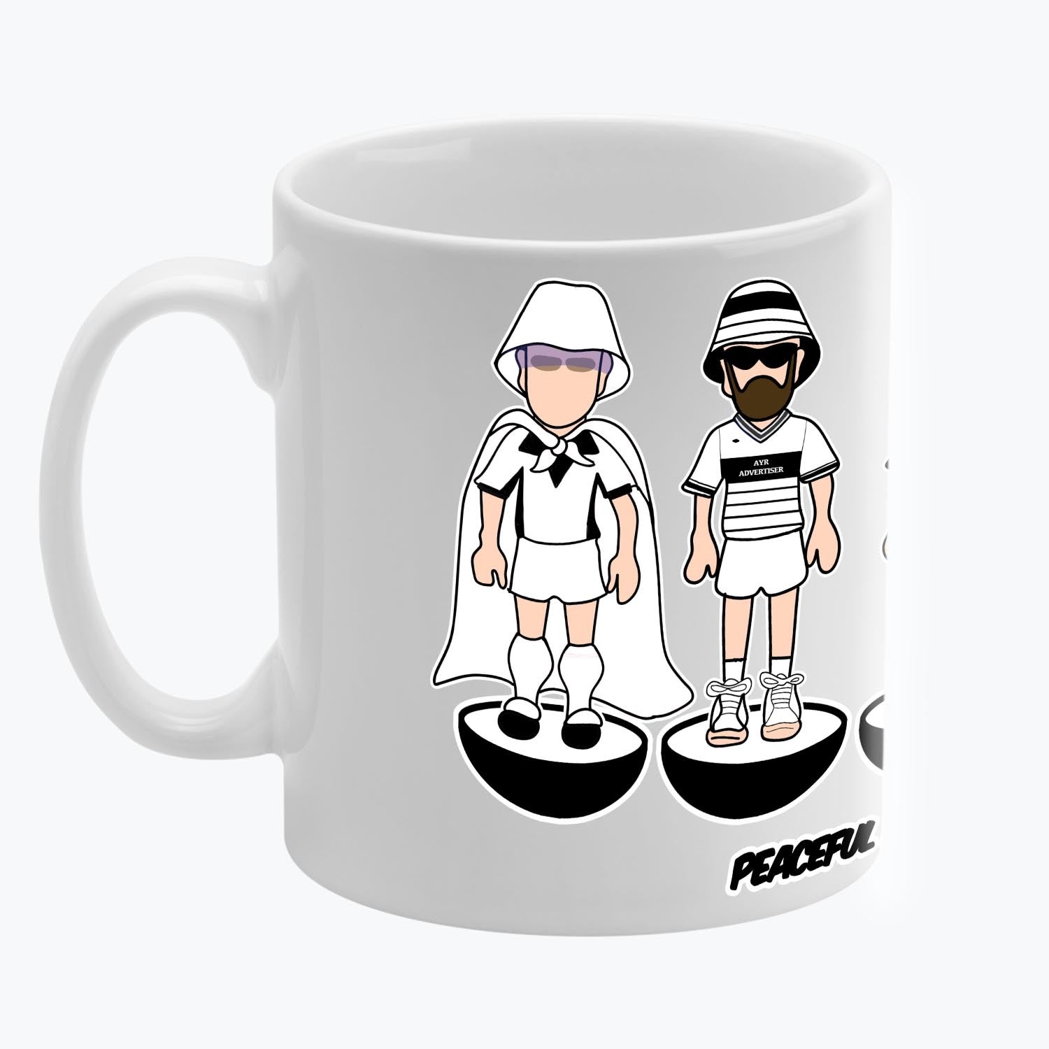Ayr United Subbuteo Mug White