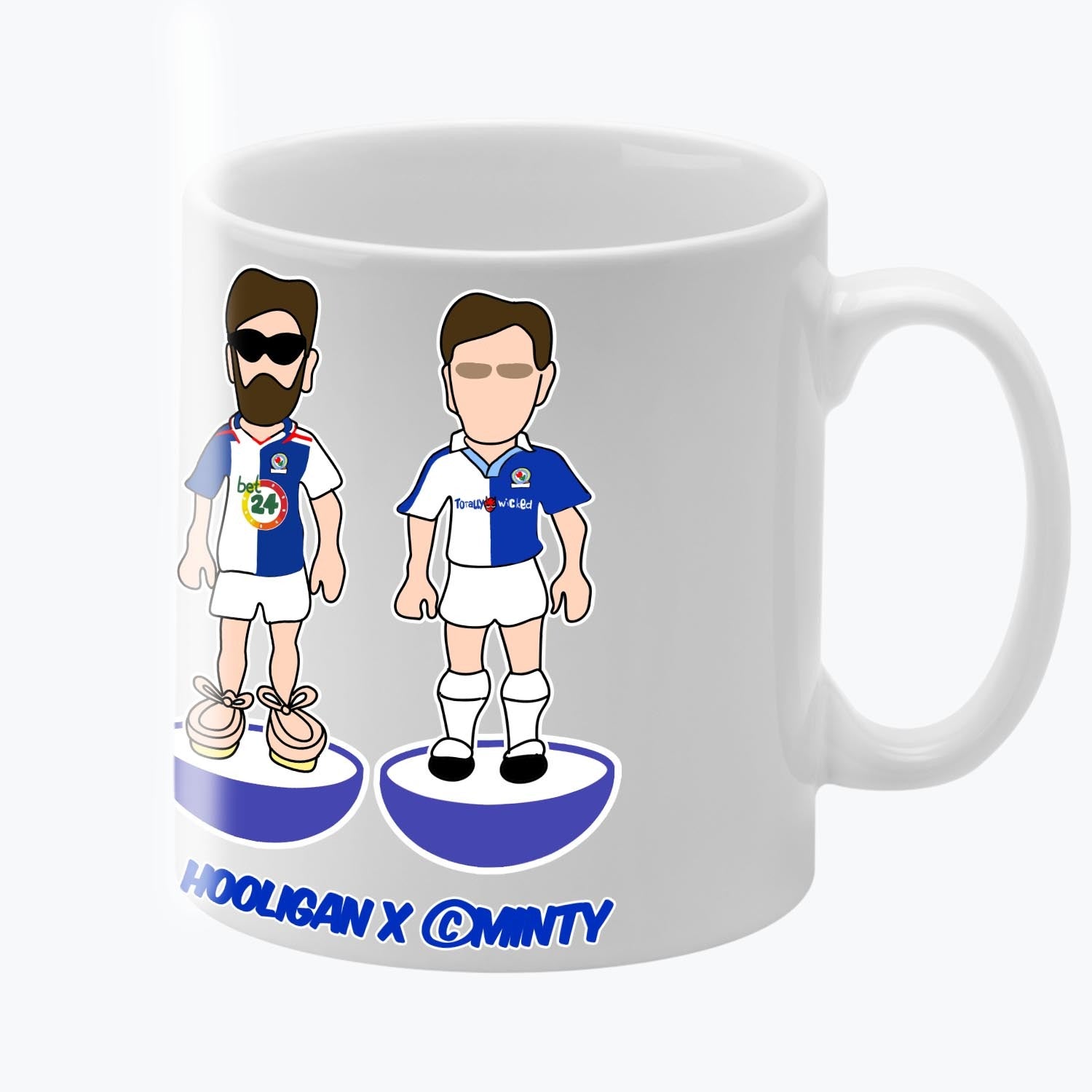 Blackburn Subbuteo Mug White