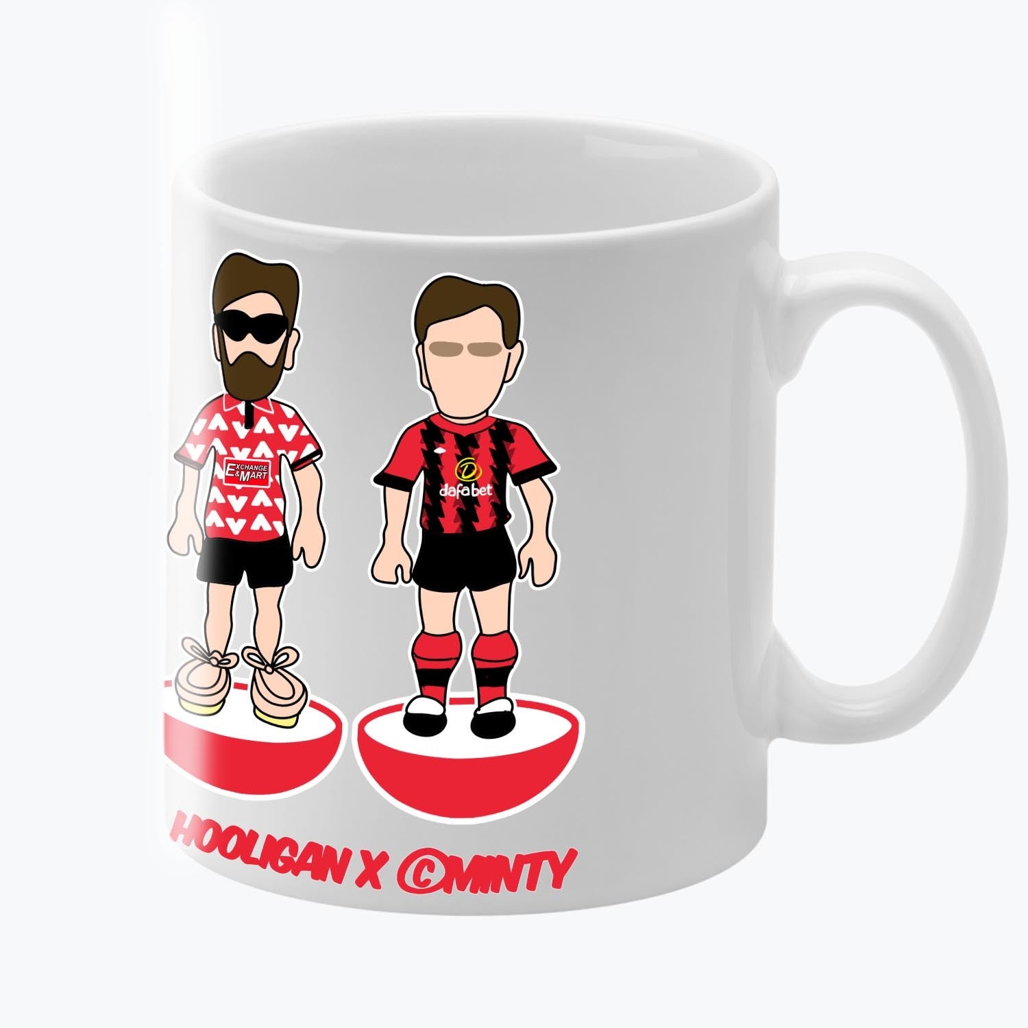 Bournemouth Subbuteo Mug White
