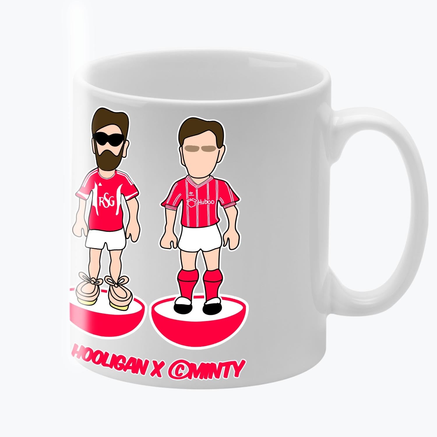 The Robins Subbuteo Mug White