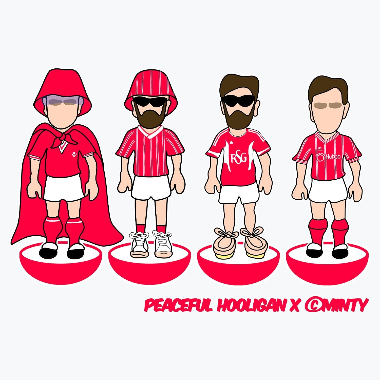 The Robins Subbuteo Mug White