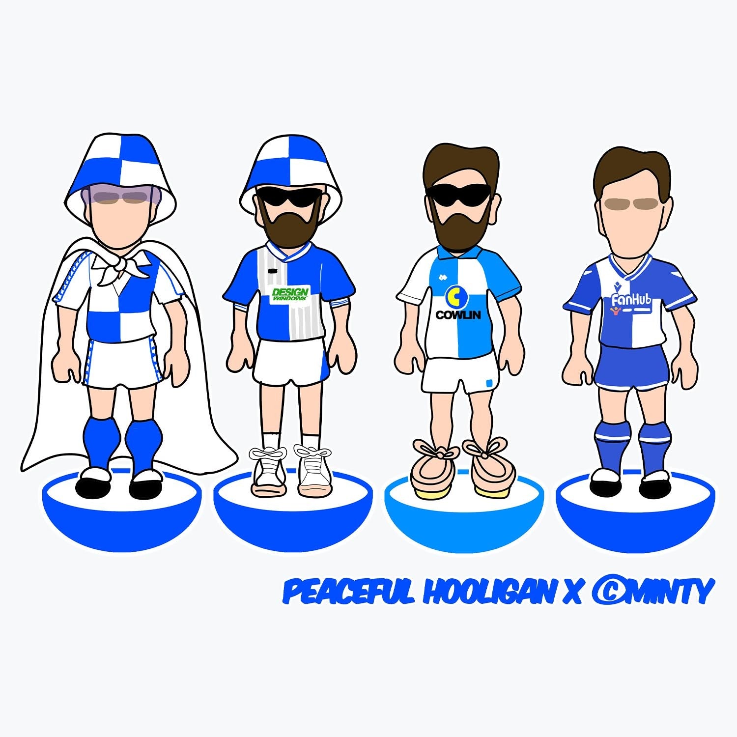 Bristol Rovers Subbuteo Mug White