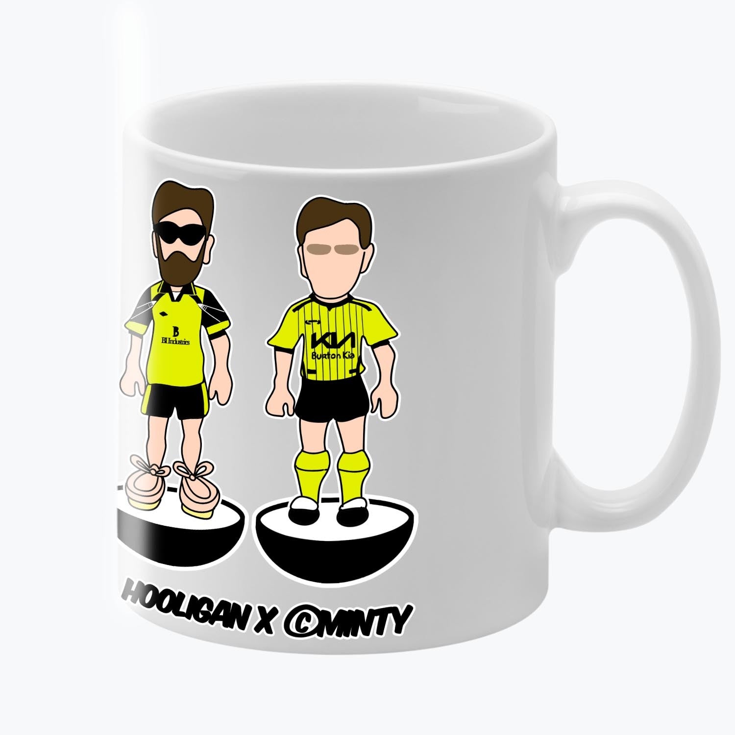 Burton Albion Subbuteo Mug White