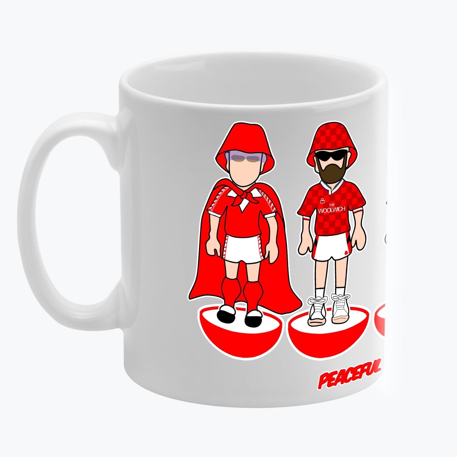 Charlton Athletic Subbuteo Mug White