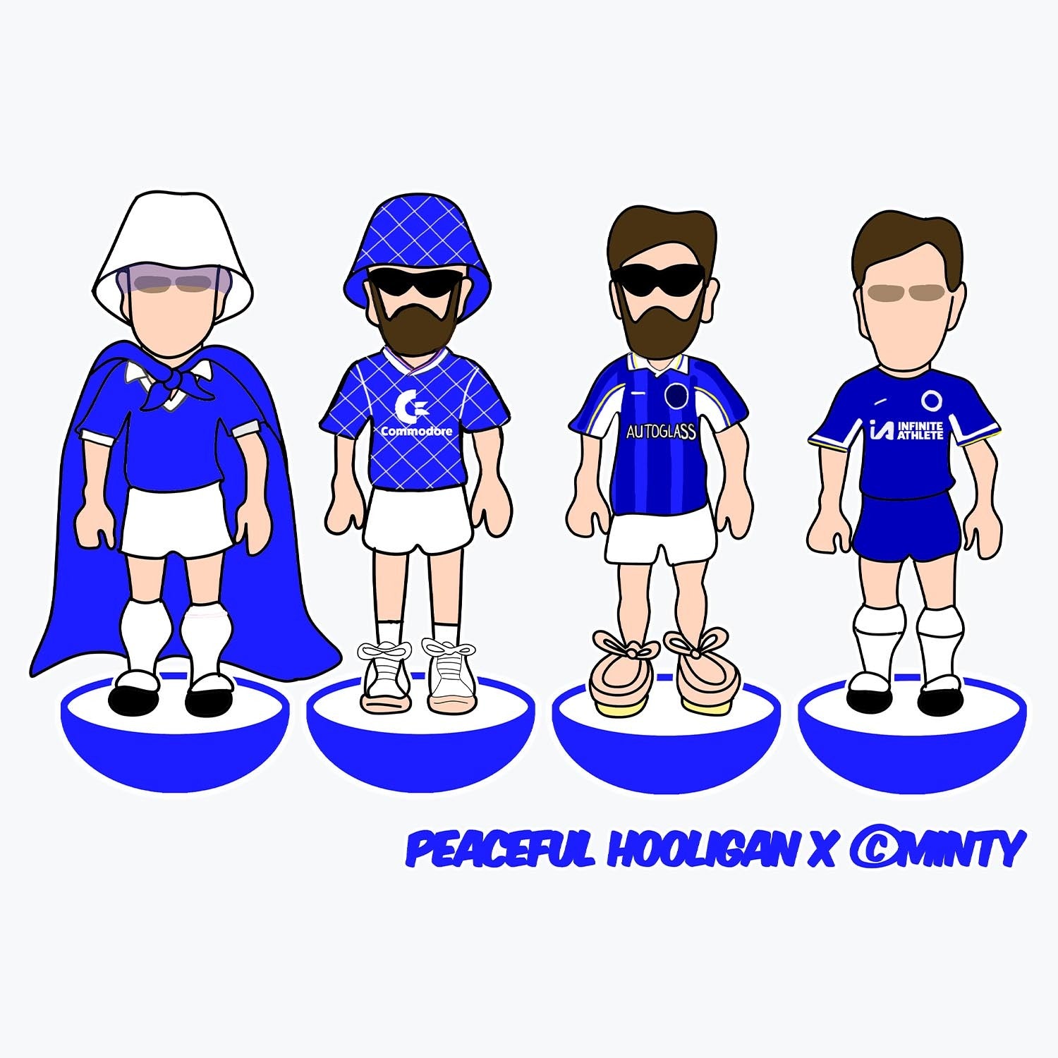 The Blues Subbuteo Mug White