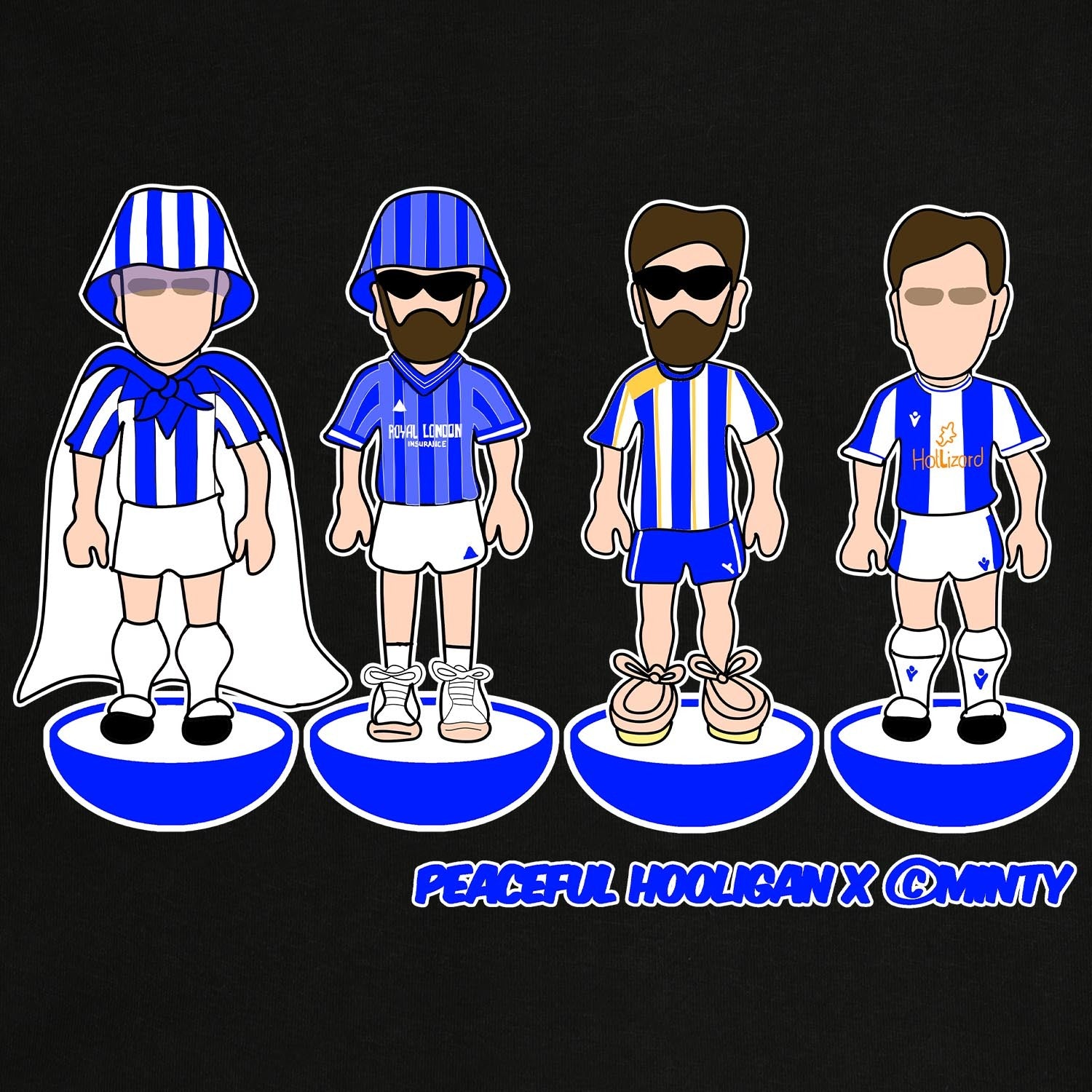 PODSUBBUTEOCOLCUNIATHLOTHHODBLKBUND_Black_Colchester_United_Subbuteo_2
