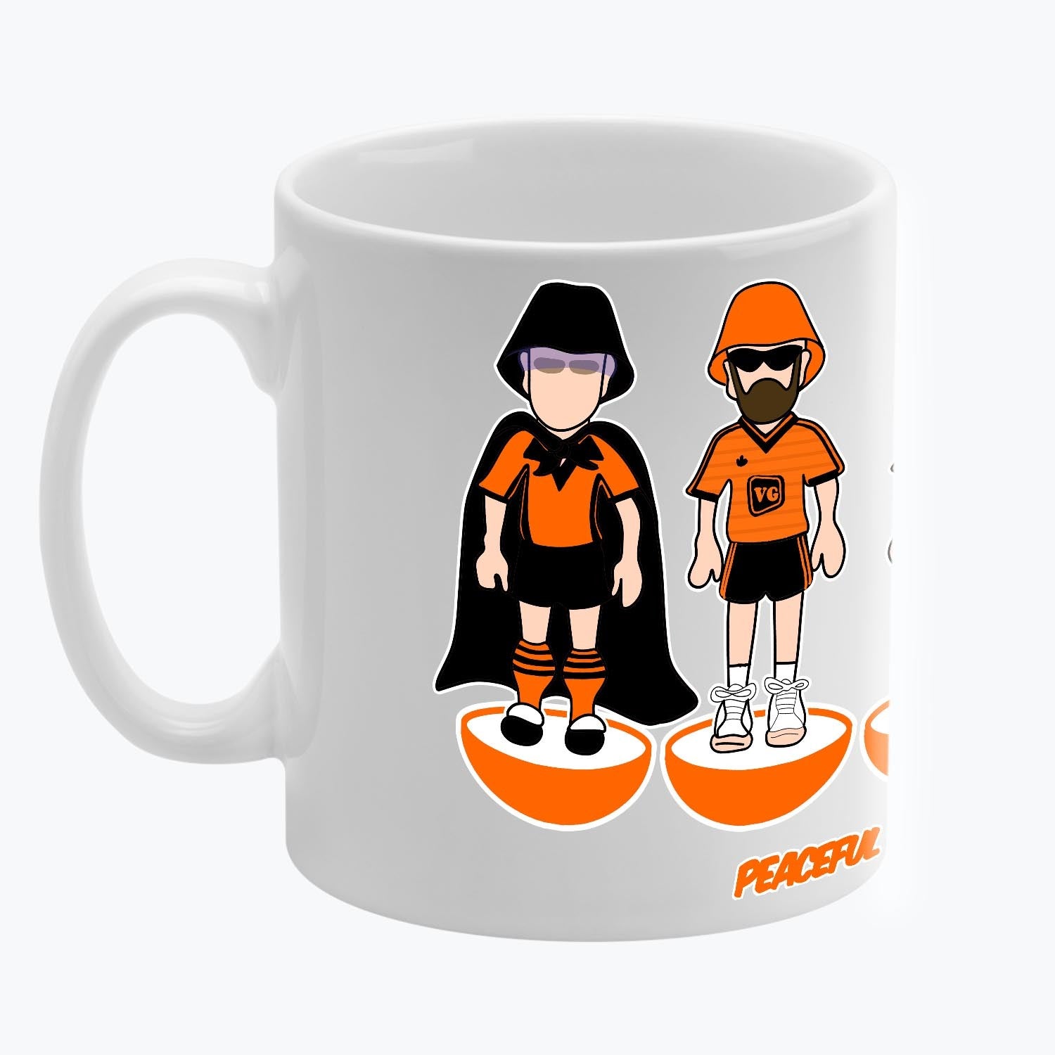 Dundee UTD Subbuteo Mug White