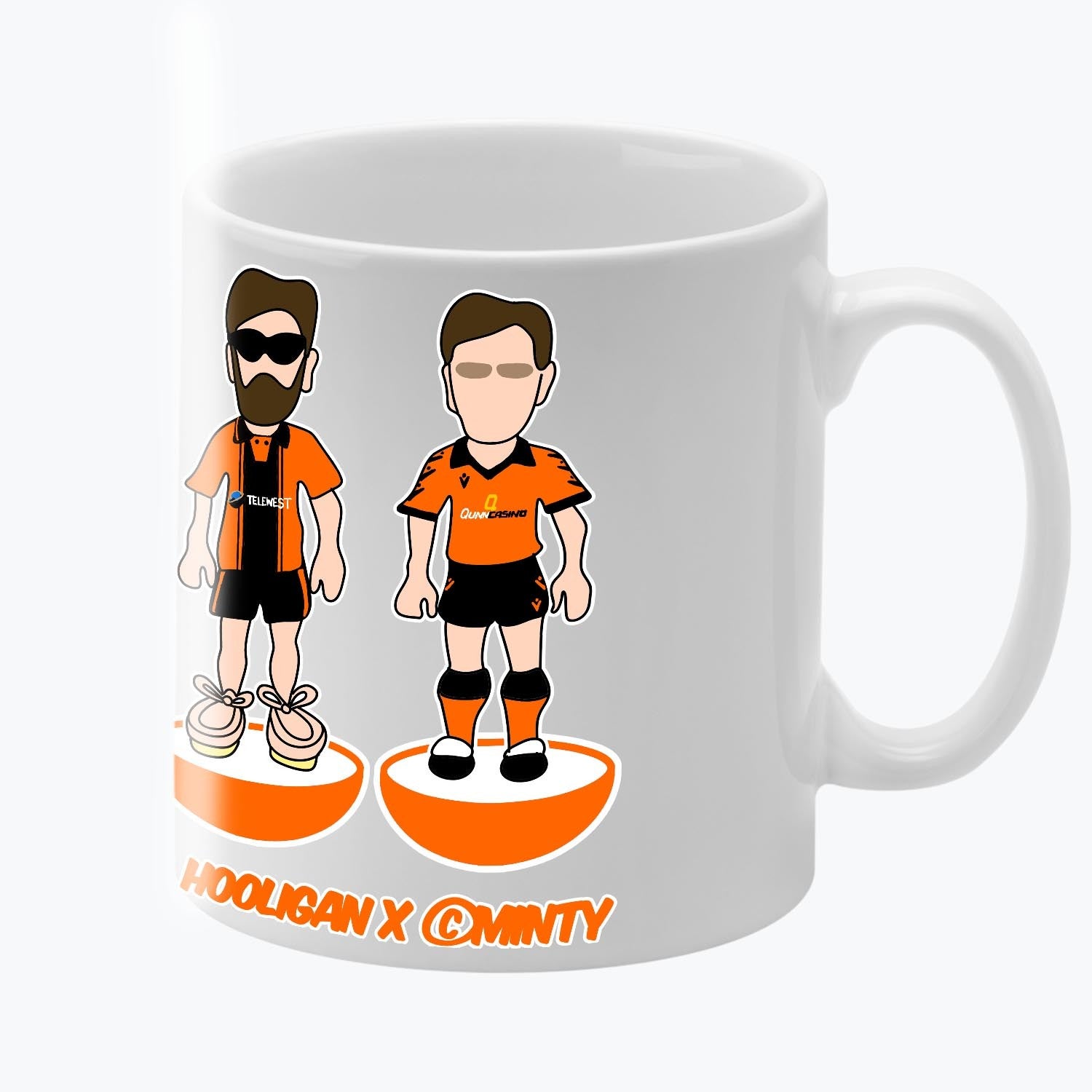 Dundee UTD Subbuteo Mug White