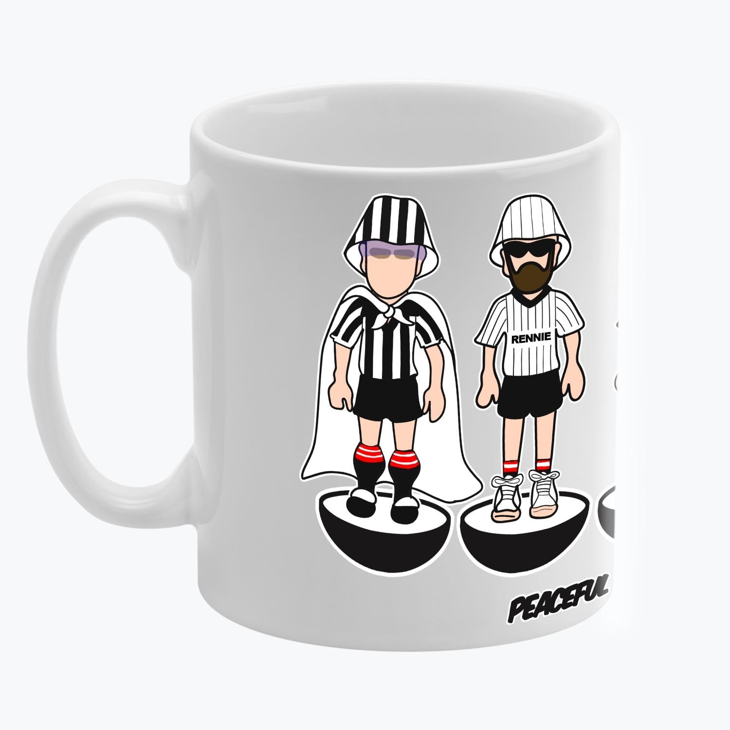 Dunfermline Athletic Subbuteo Mug White
