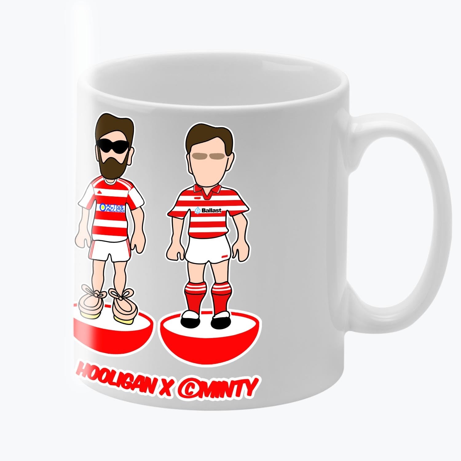 Hamilton Academical Subbuteo Mug White