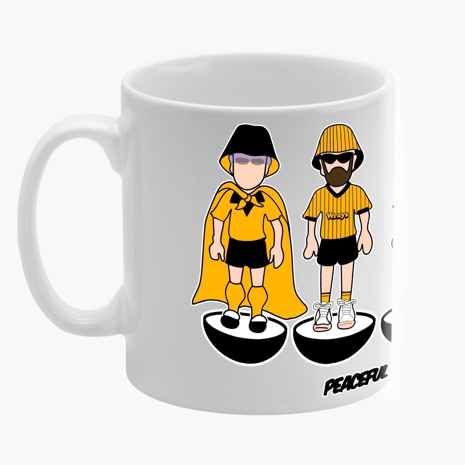 Harrogate Town Subbuteo Mug White