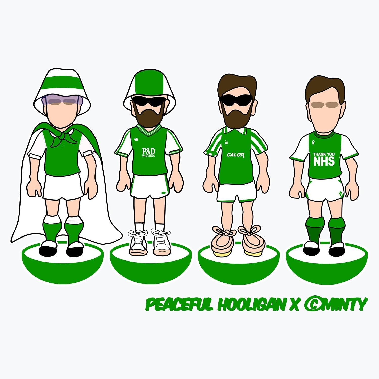 Hibernian FC Subbuteo Mug White