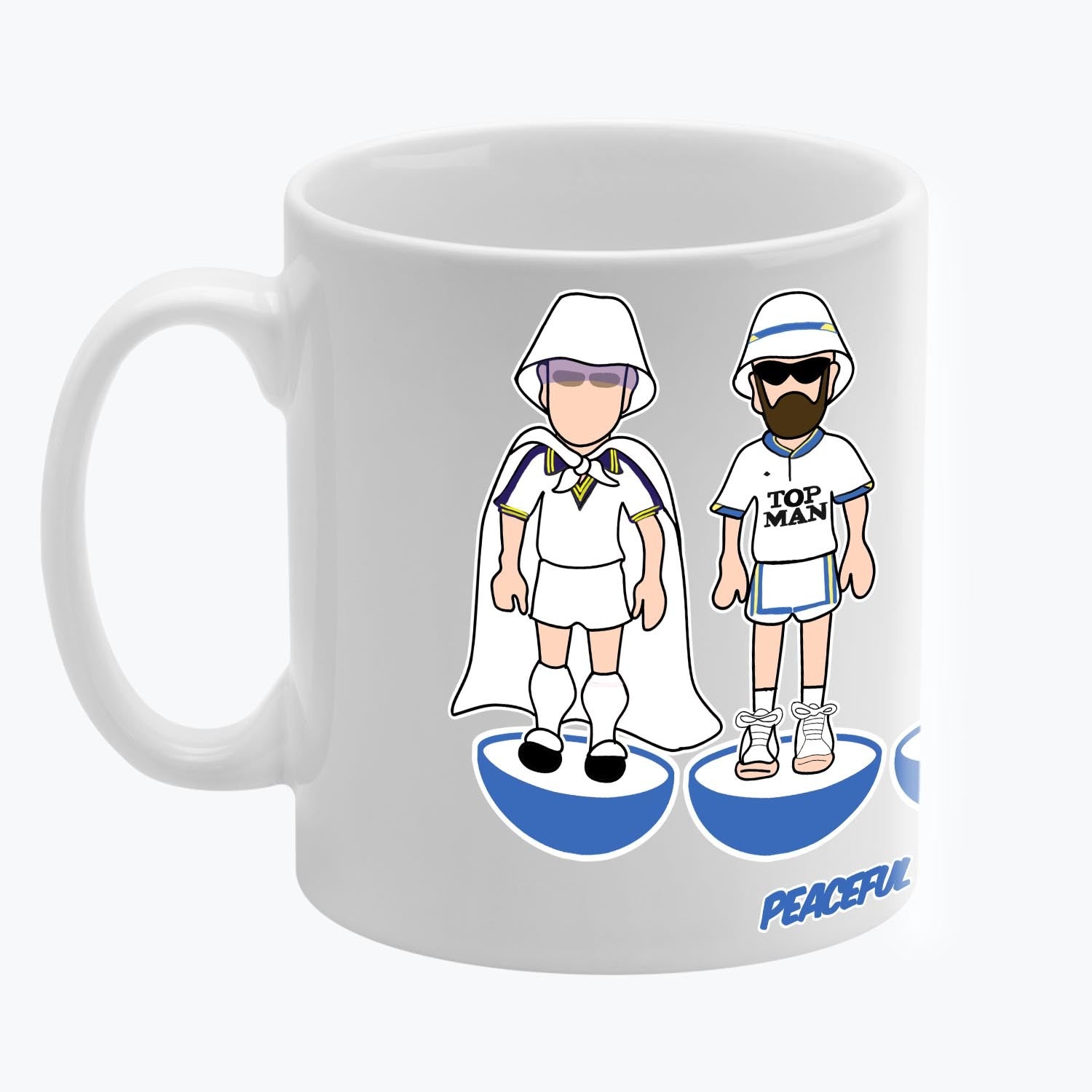 Leeds Subbuteo Mug White