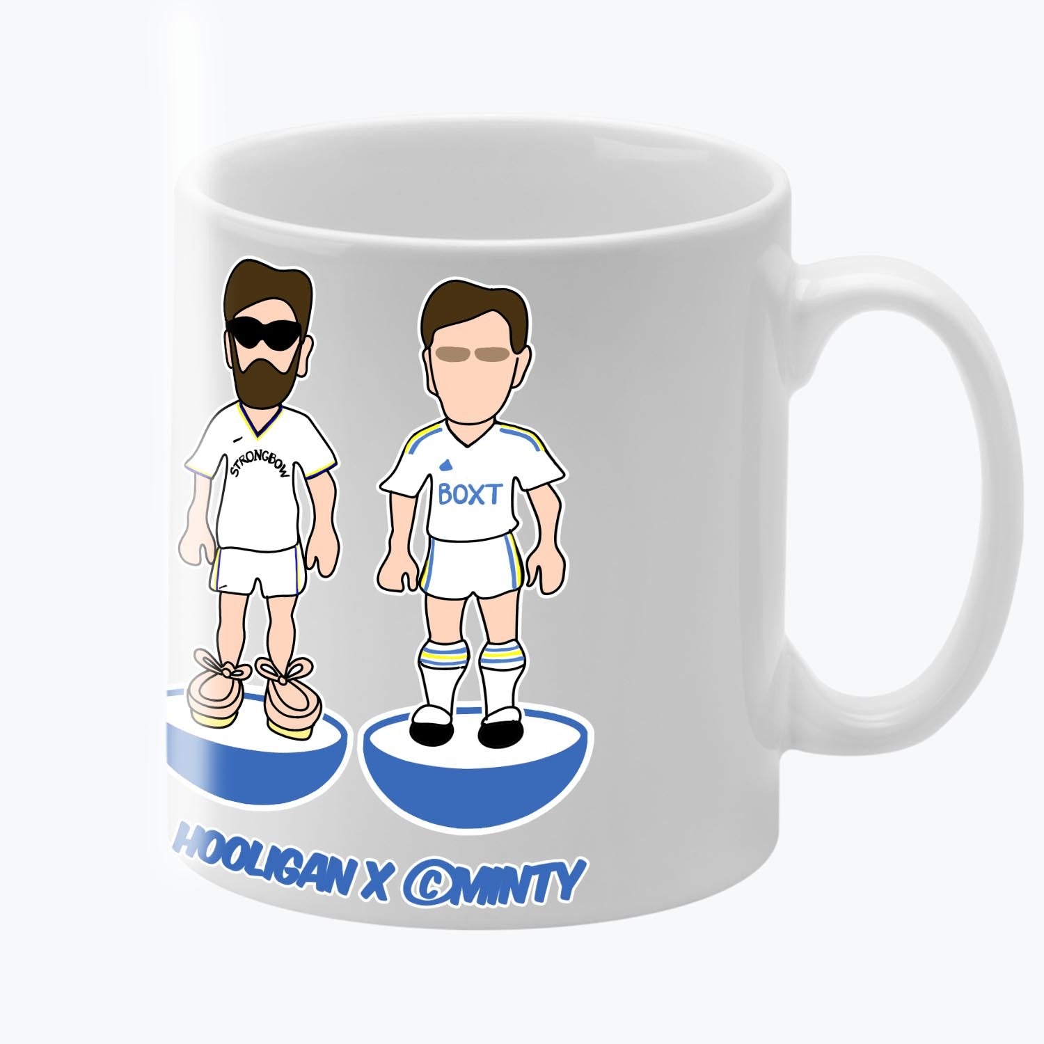Leeds Subbuteo Mug White