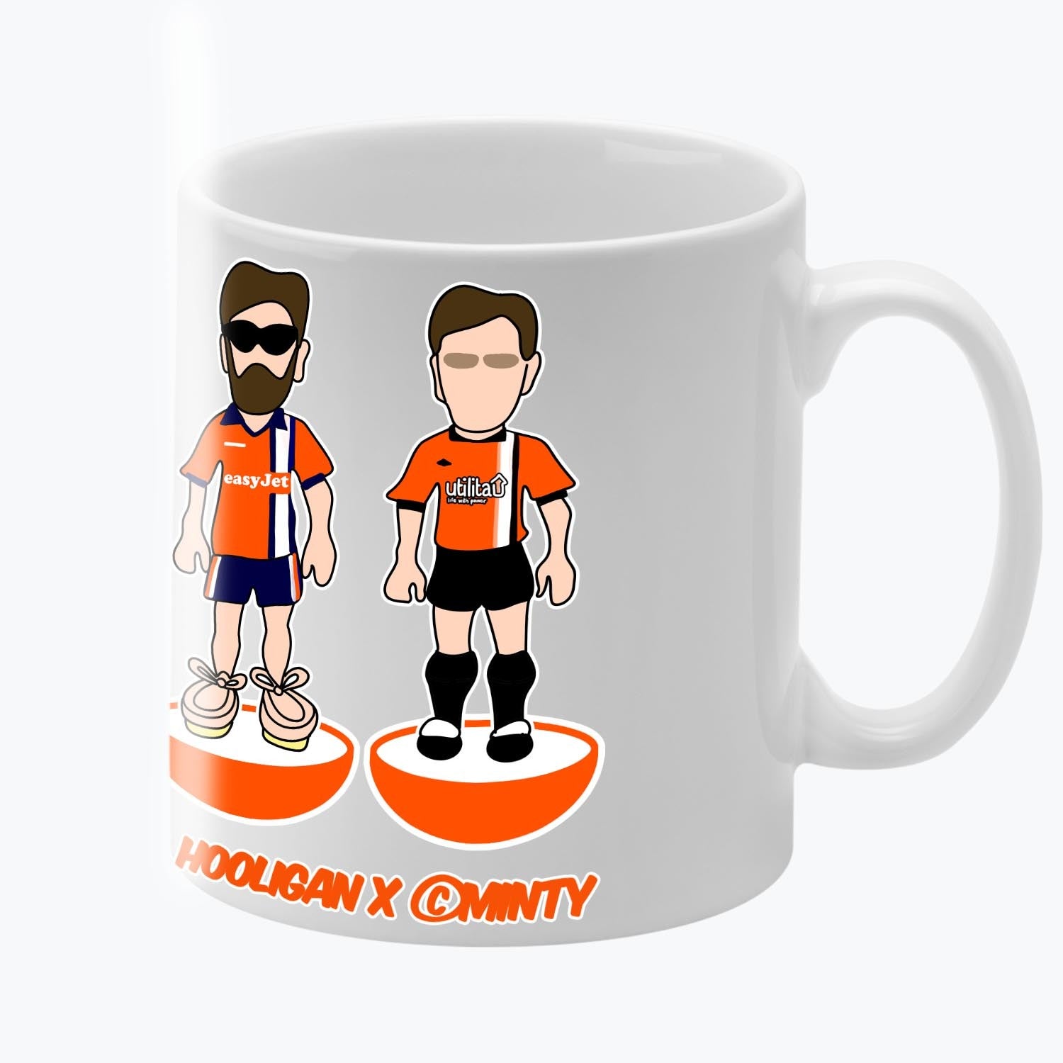 Luton Subbuteo Mug White