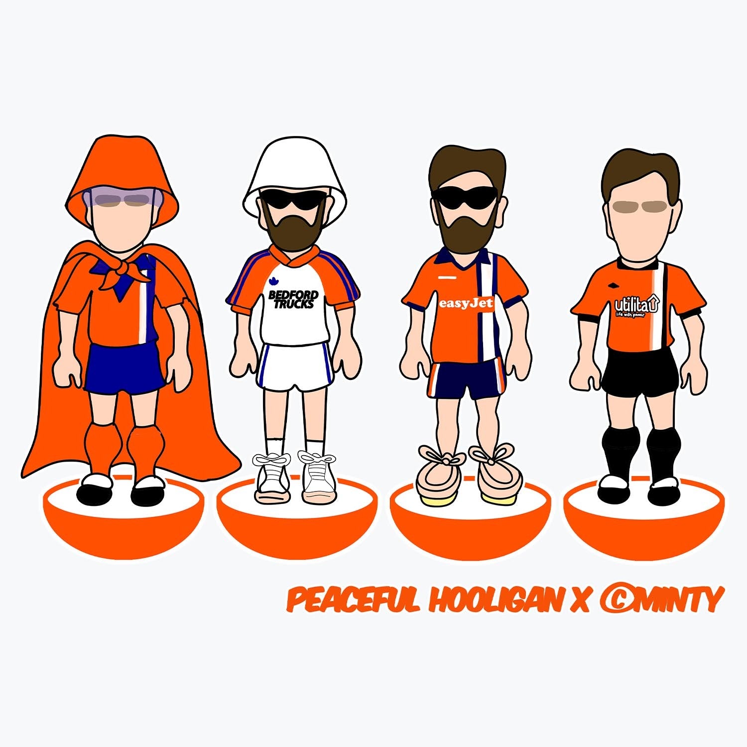 Luton Subbuteo Mug White