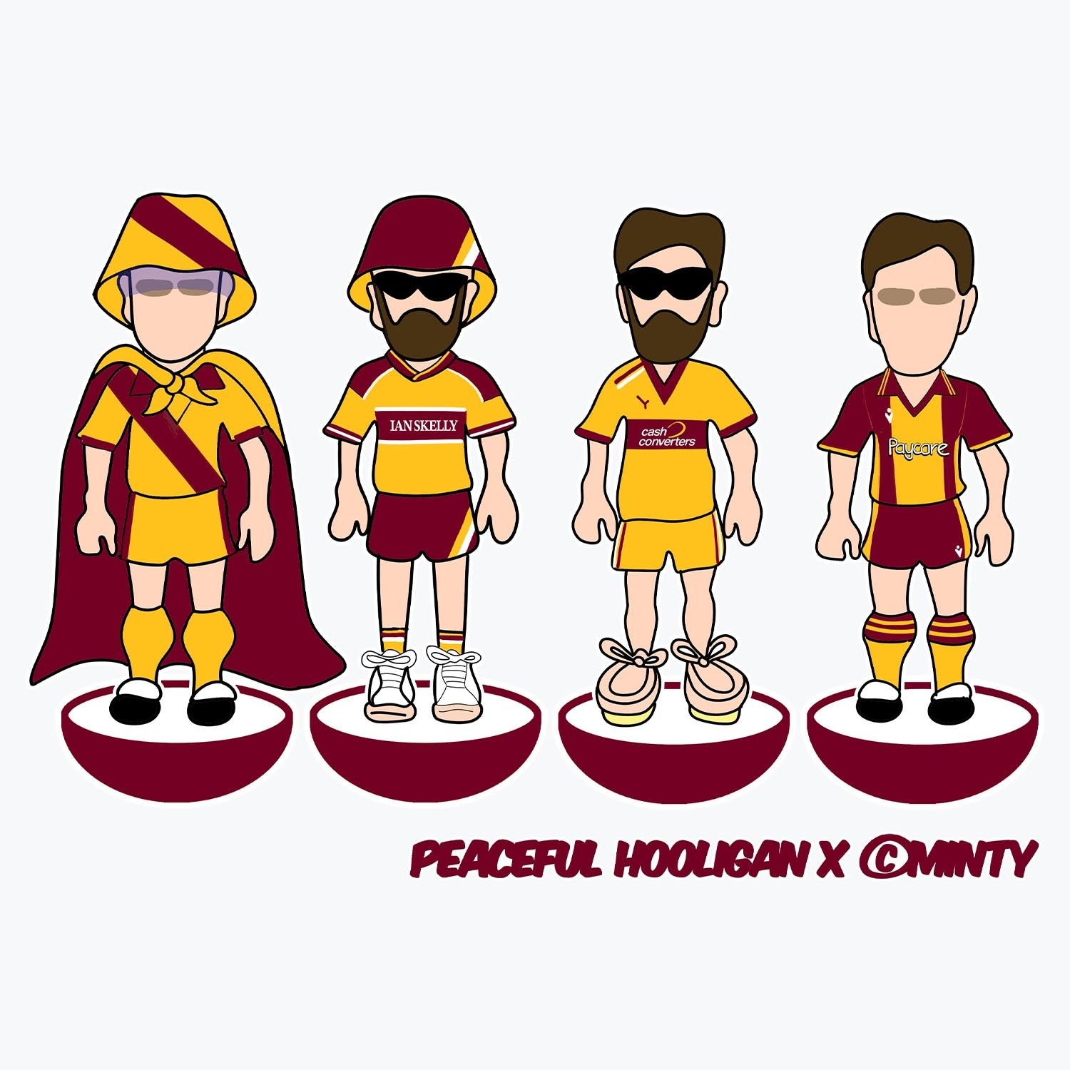 Motherwell Subbuteo Mug White