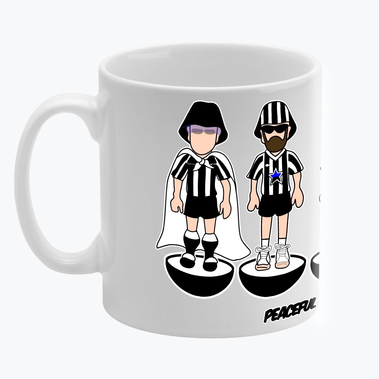 Howay The Lads Subbuteo Mug White