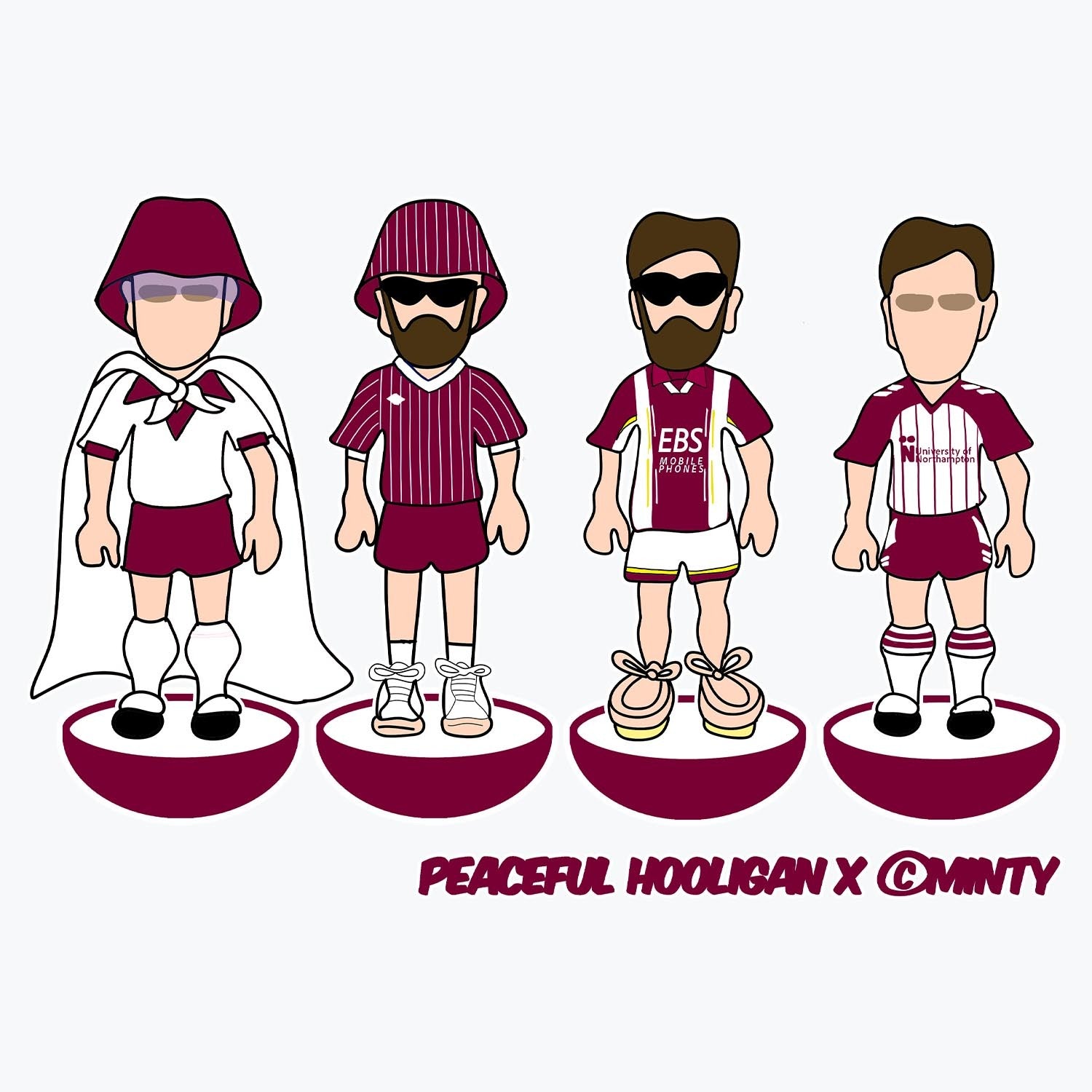 Northampton Subbuteo Mug White