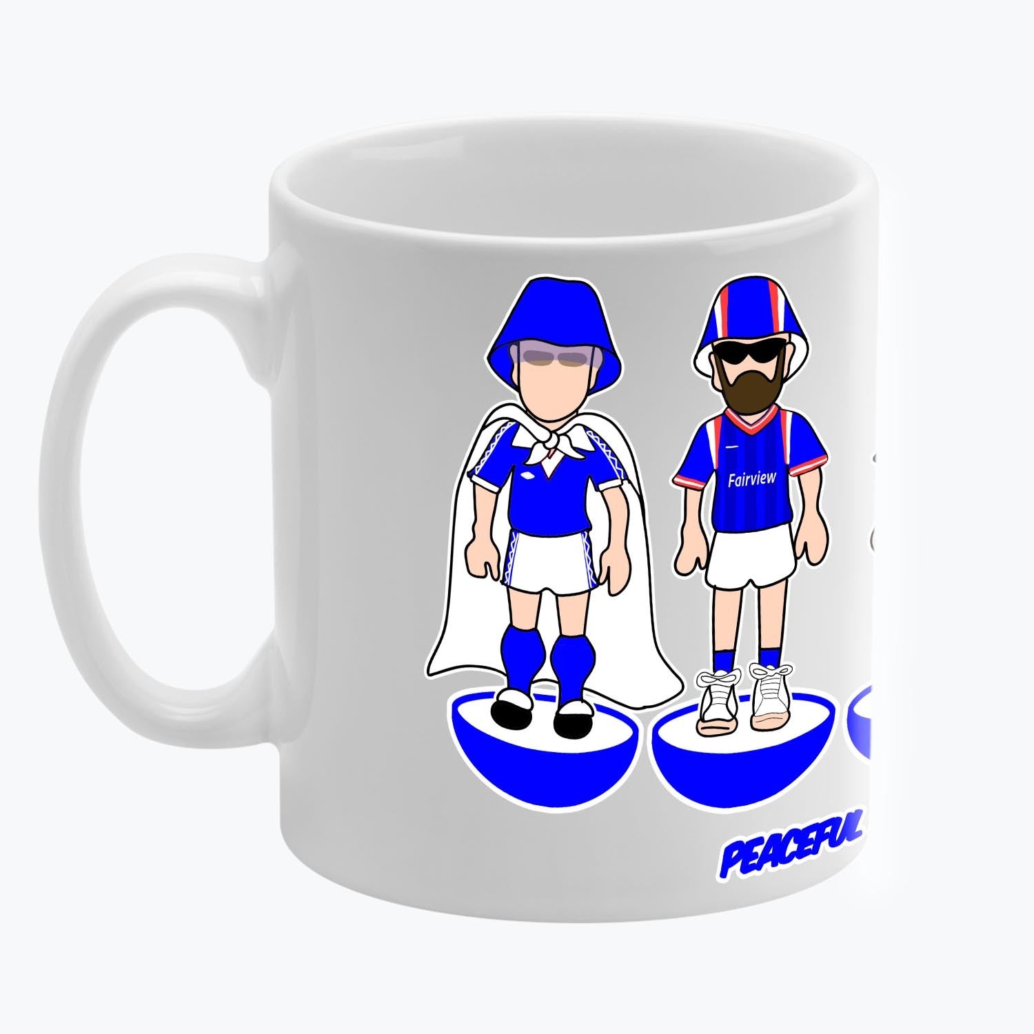 Peterborough United Subbuteo Mug White