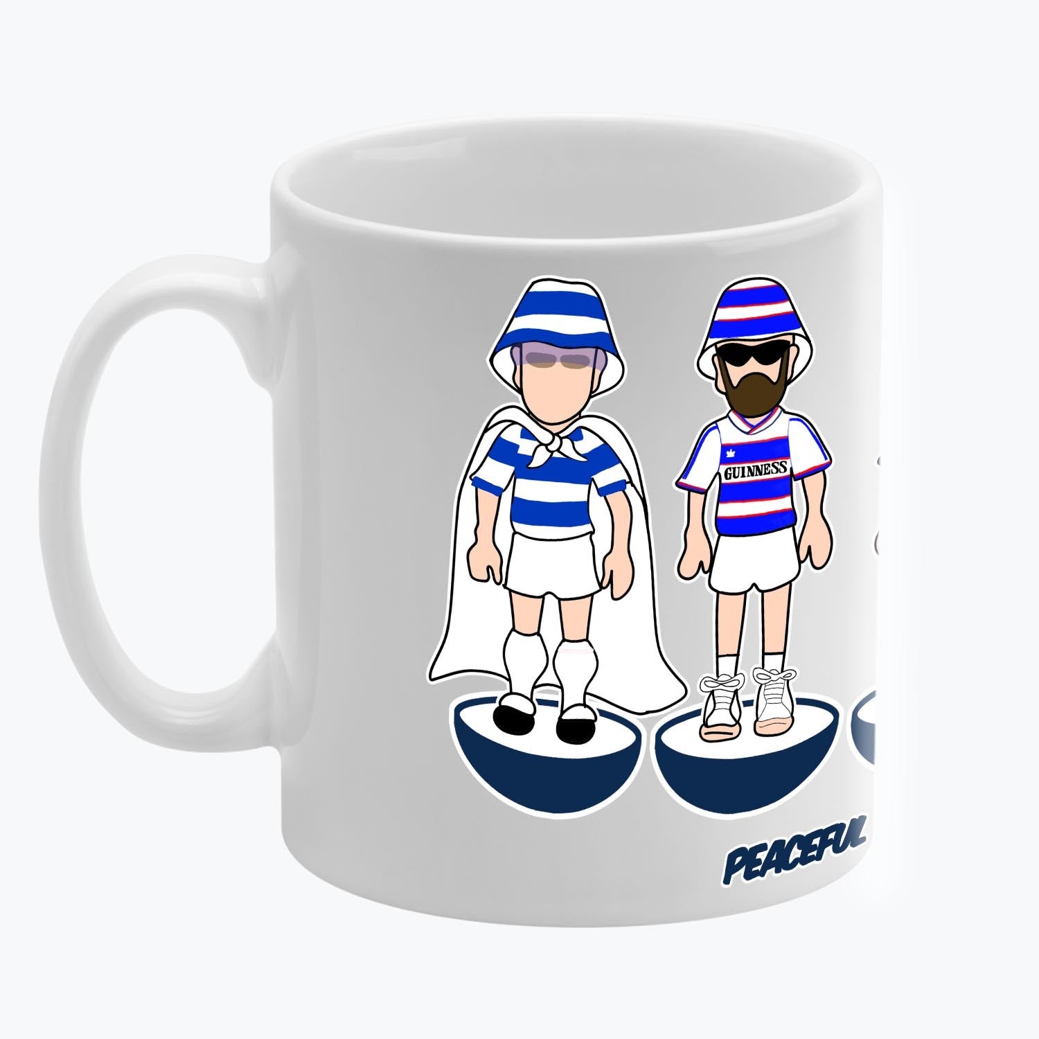 The Hoops Subbuteo Mug White