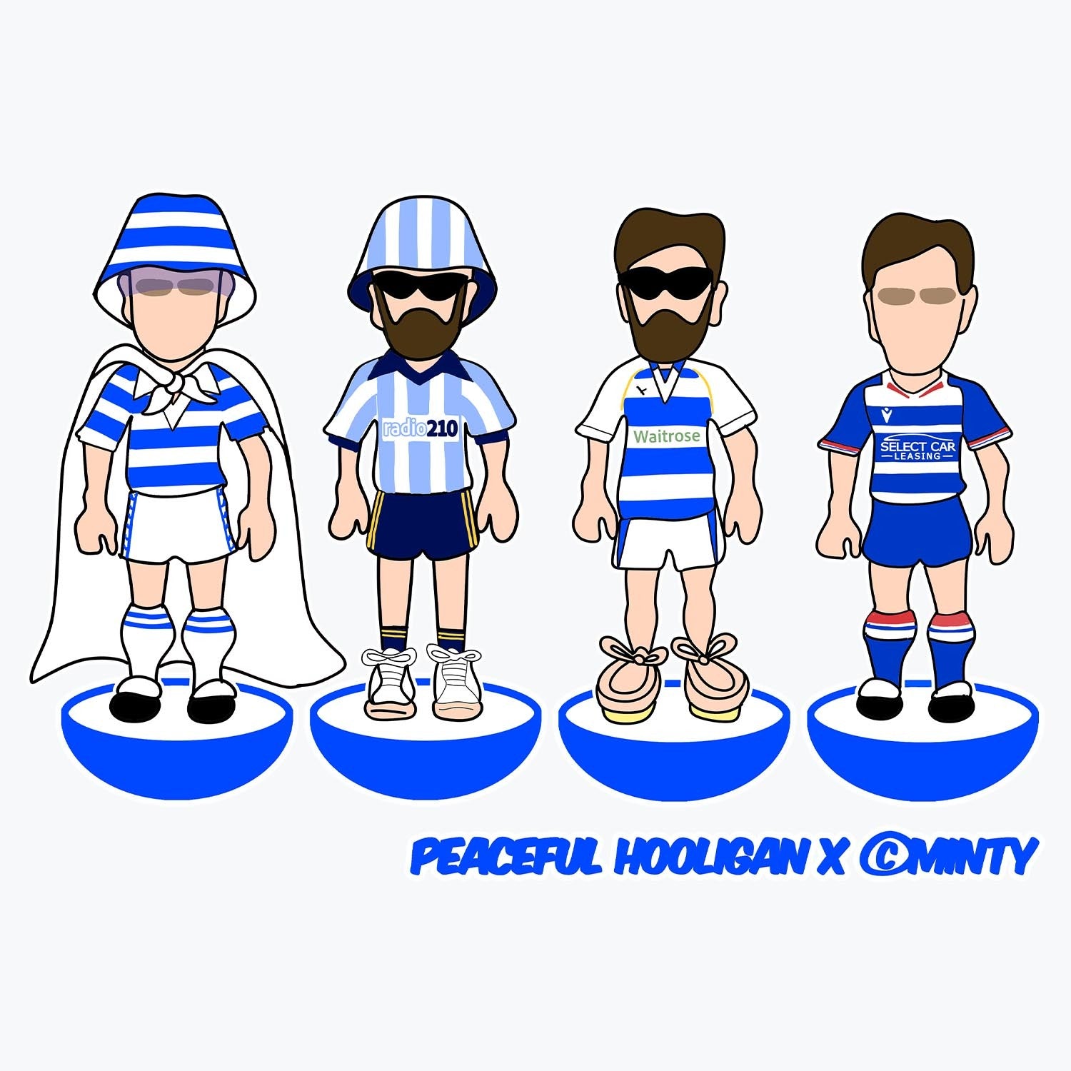 Reading Subbuteo Mug White